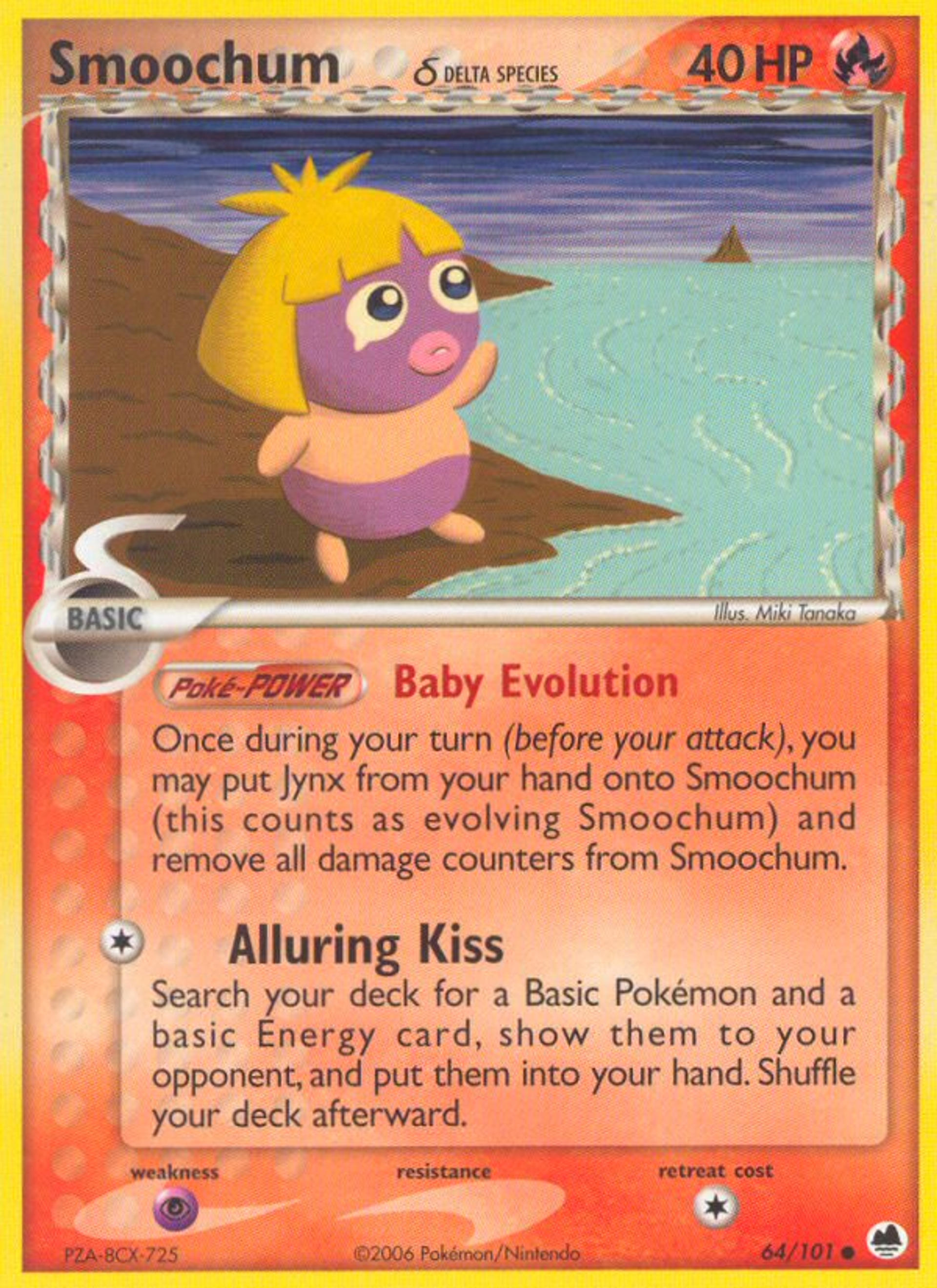 Smoochum — Dragon Frontiers — Pokemon