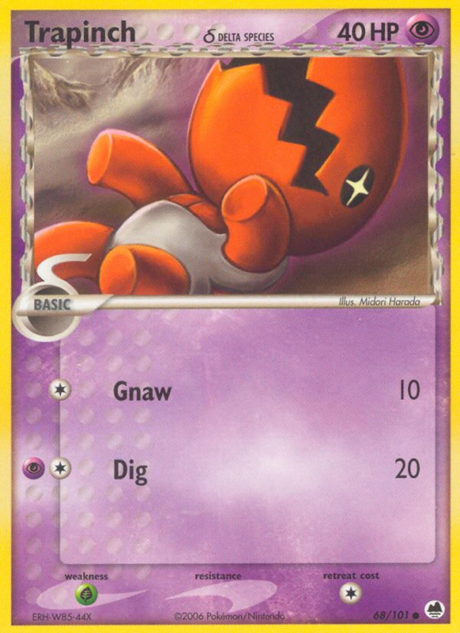 Trapinch — Dragon Frontiers — Pokemon