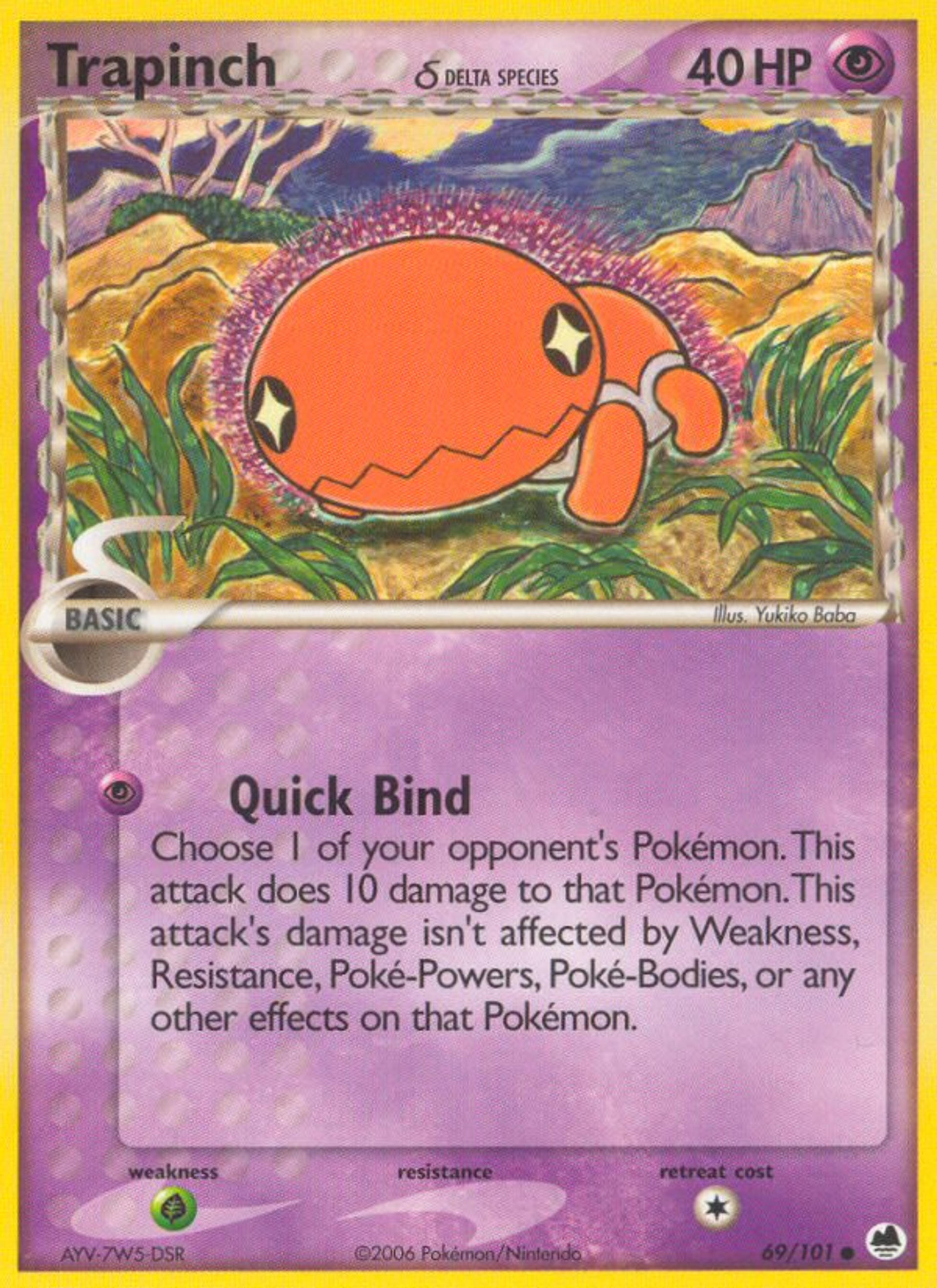 Trapinch — Dragon Frontiers — Pokemon