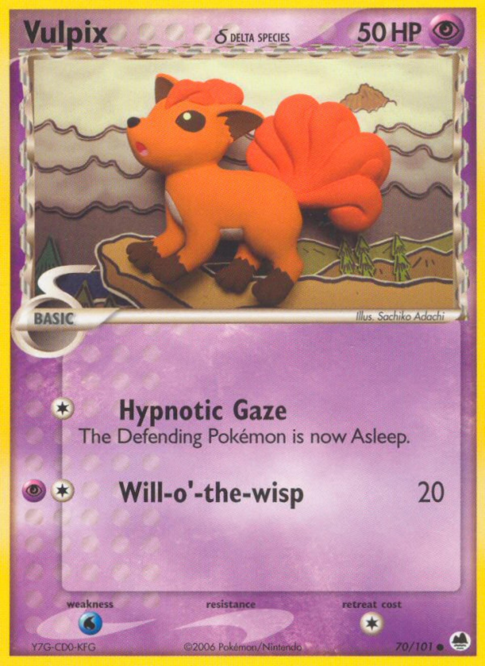 Vulpix — Dragon Frontiers — Pokemon