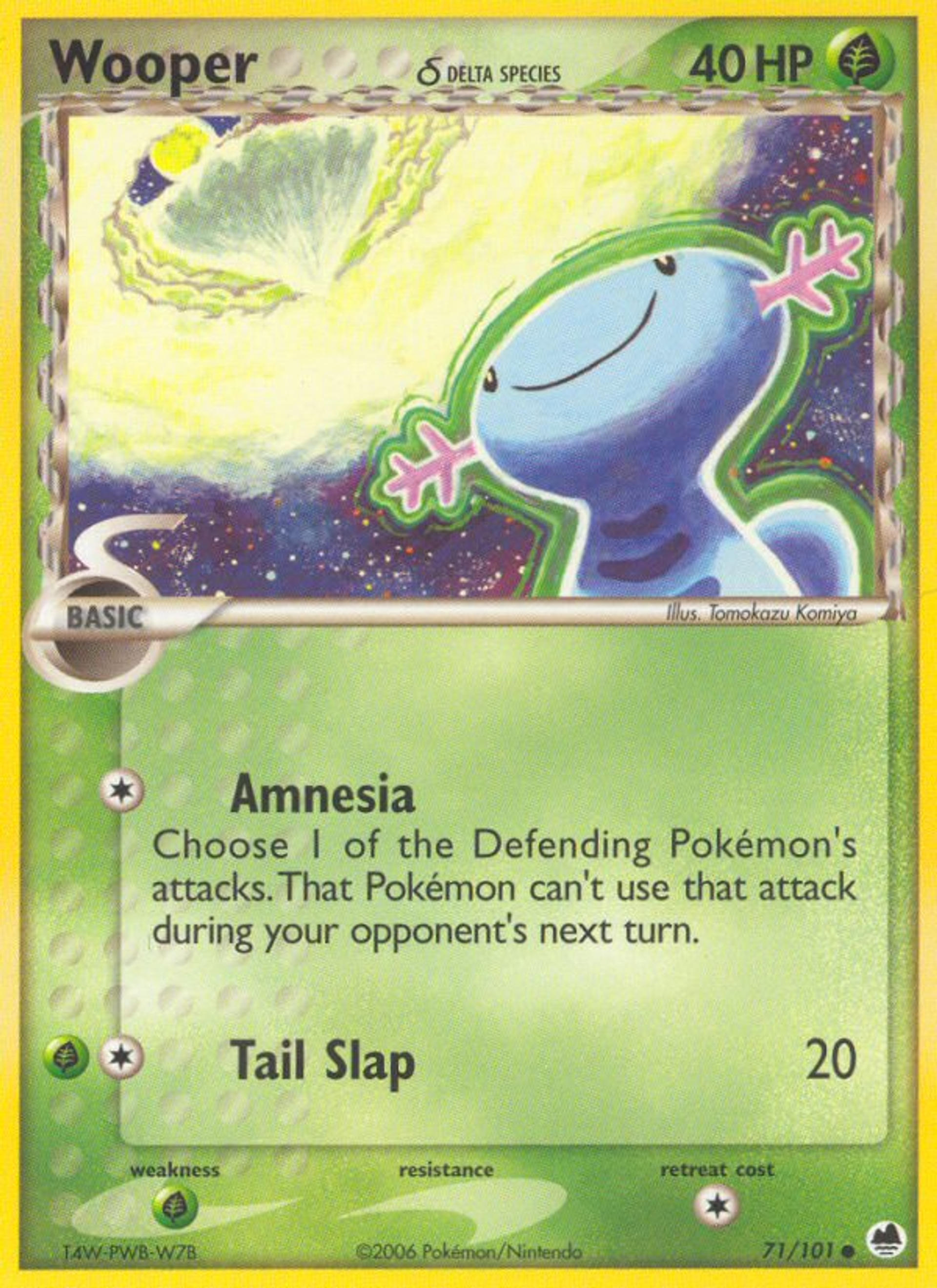 Wooper — Dragon Frontiers — Pokémon