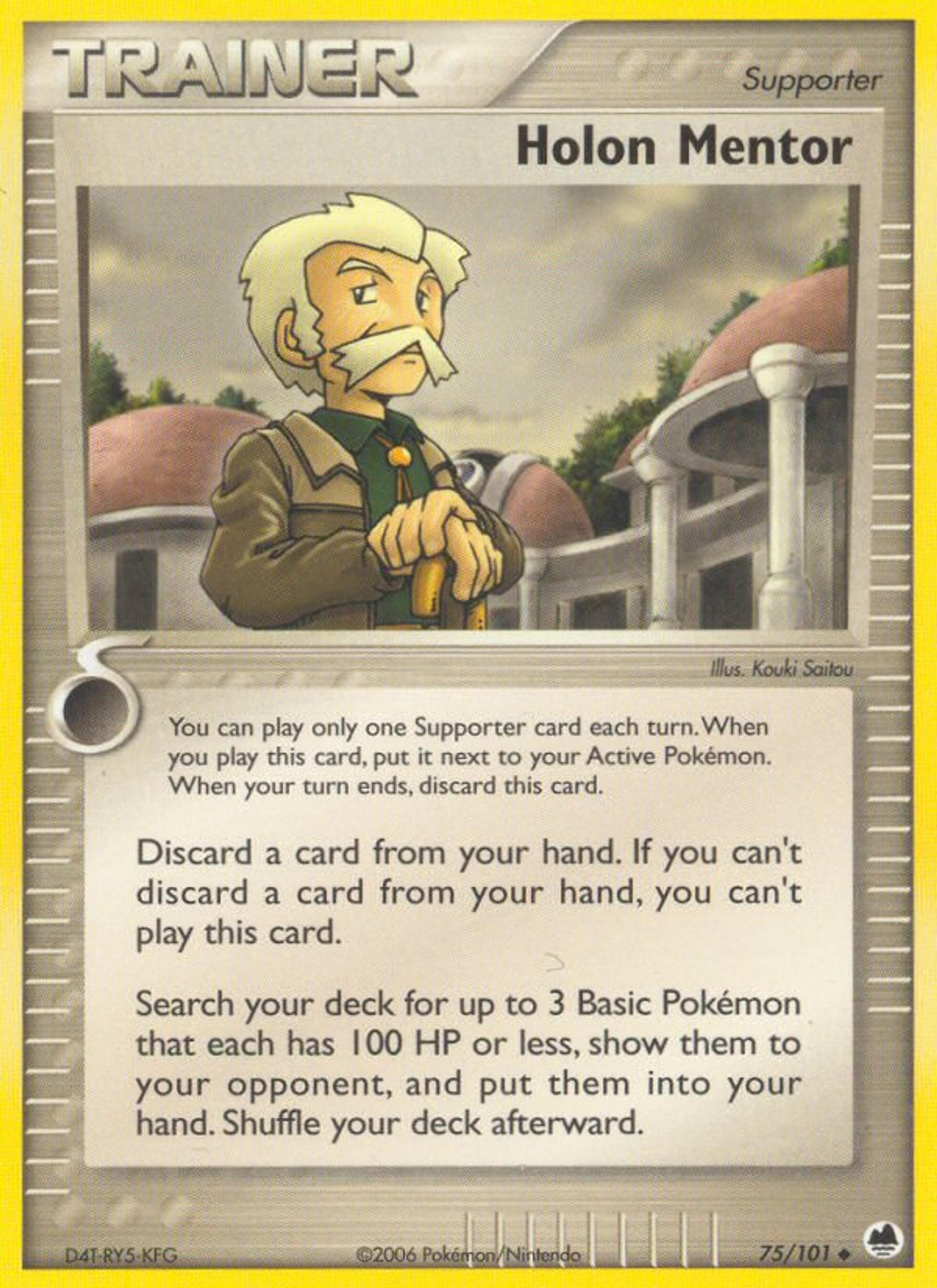Holon Mentor — Dragon Frontiers — Pokemon