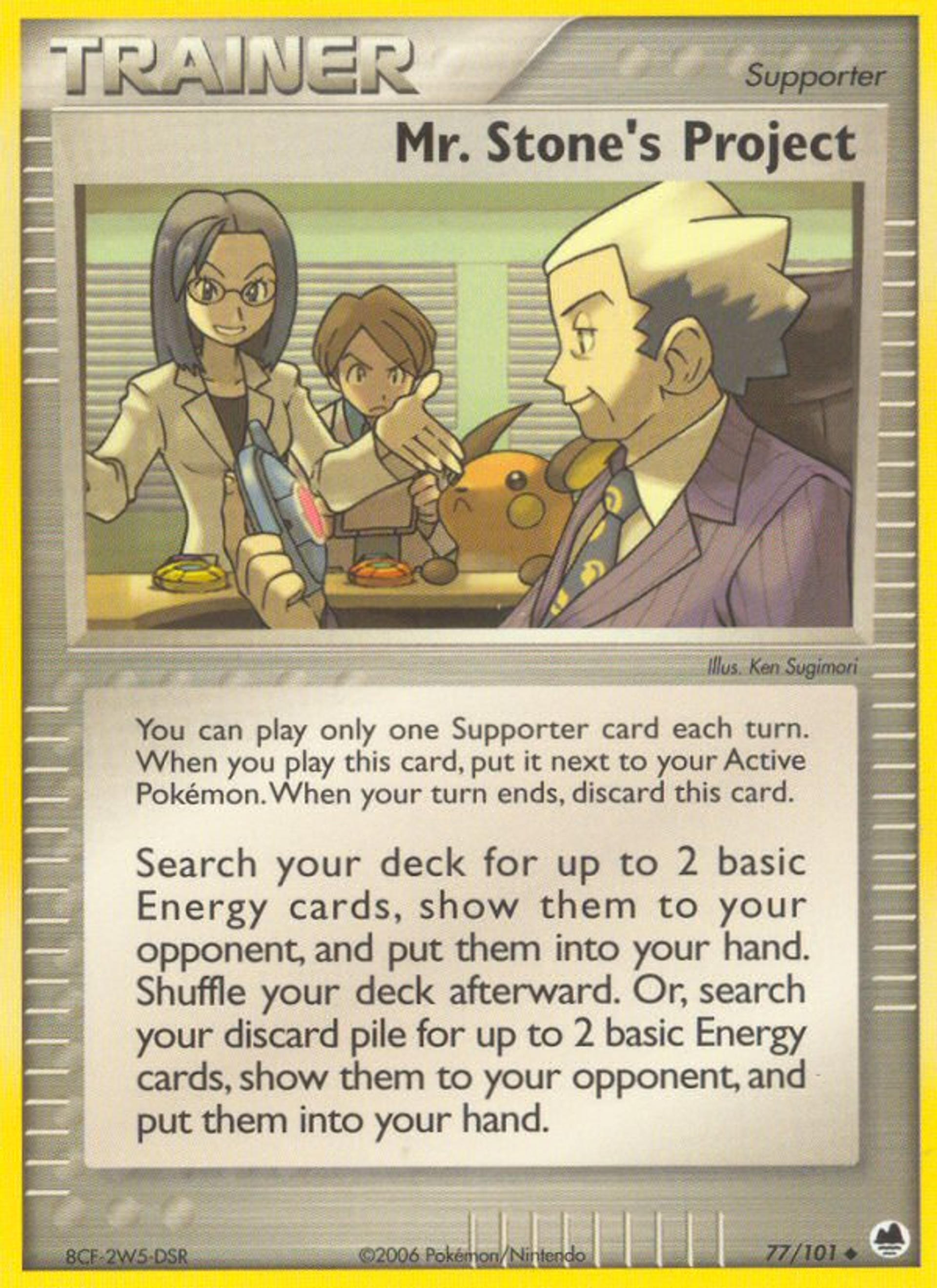 Mr. Stone's Project — Dragon Frontiers — Pokemon