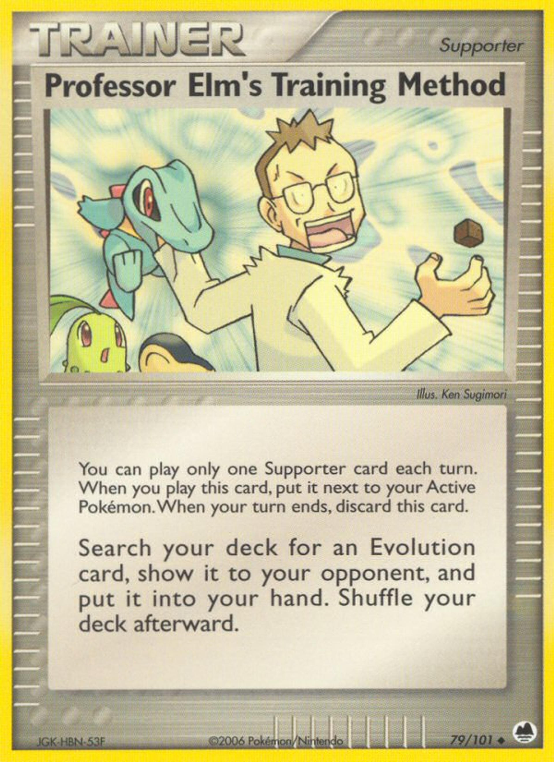 Professor Elm's Training Method — Dragon Frontiers — Pokemon
