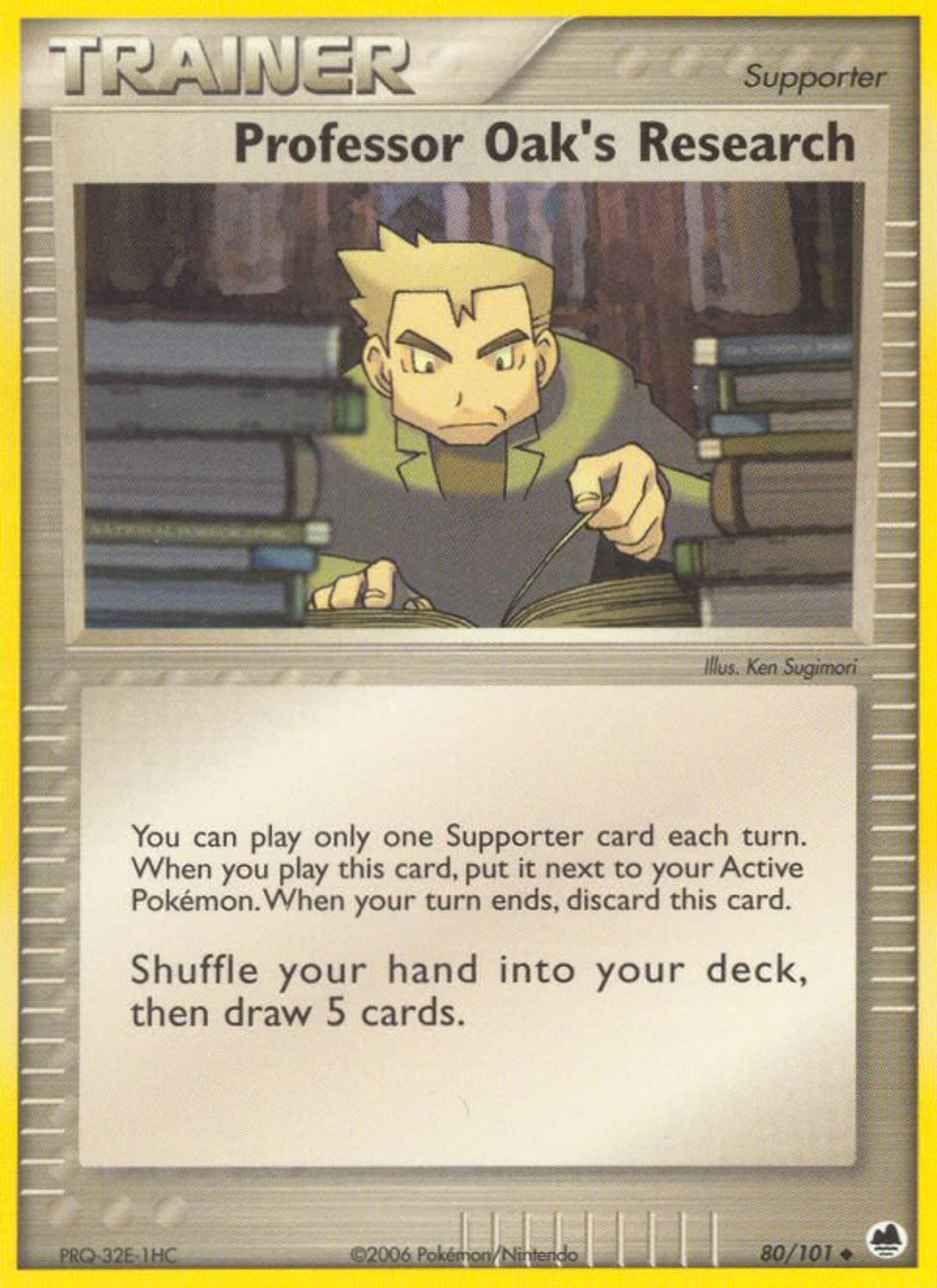 Professor Oak's Research — Dragon Frontiers — Pokemon
