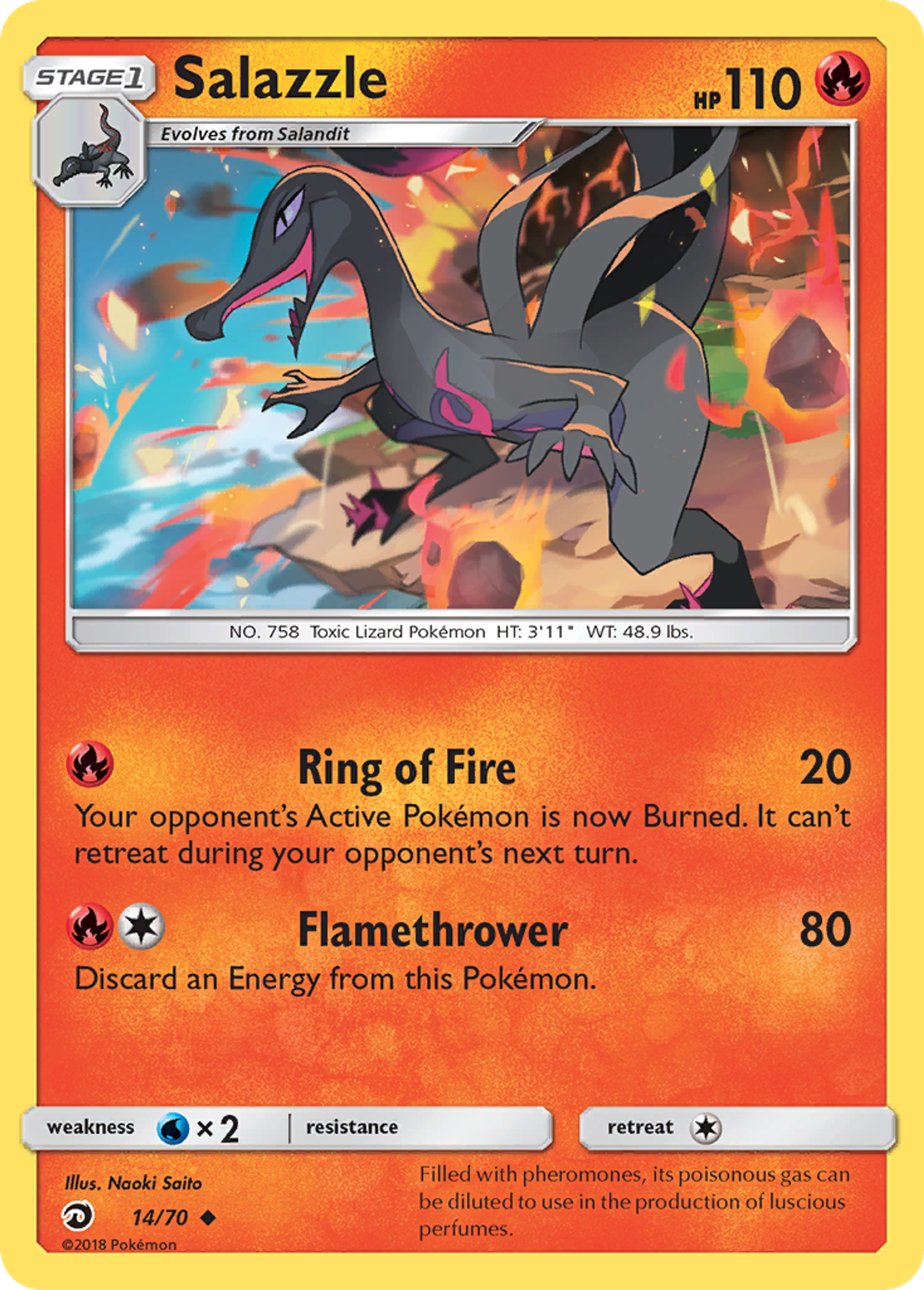 Salazzle — Dragon Majesty — Pokemon