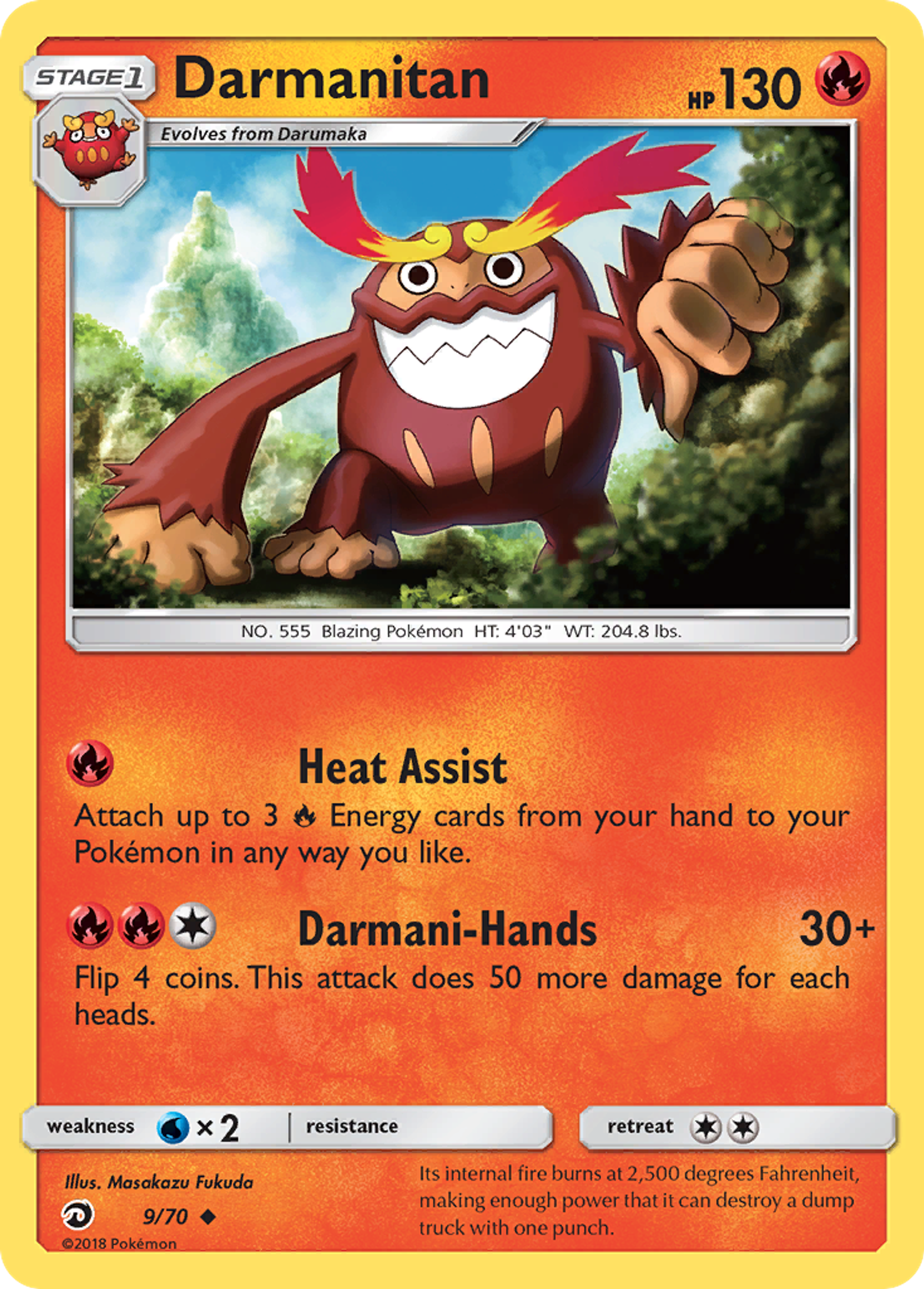 Darmanitan — Dragon Majesty — Pokemon