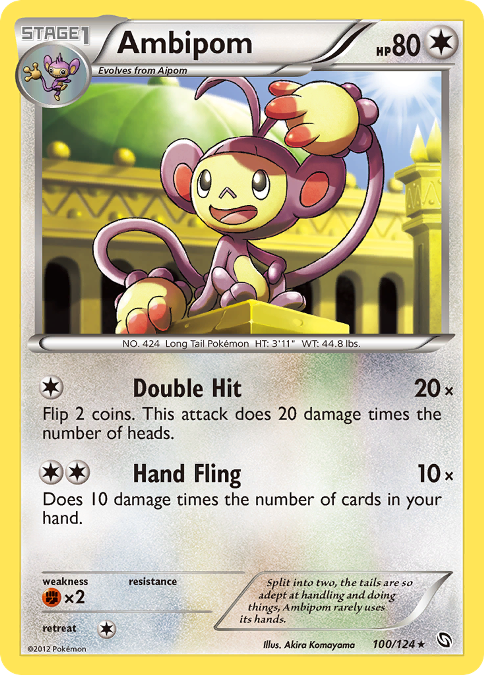 Ambipom — Dragons Exalted — Pokemon