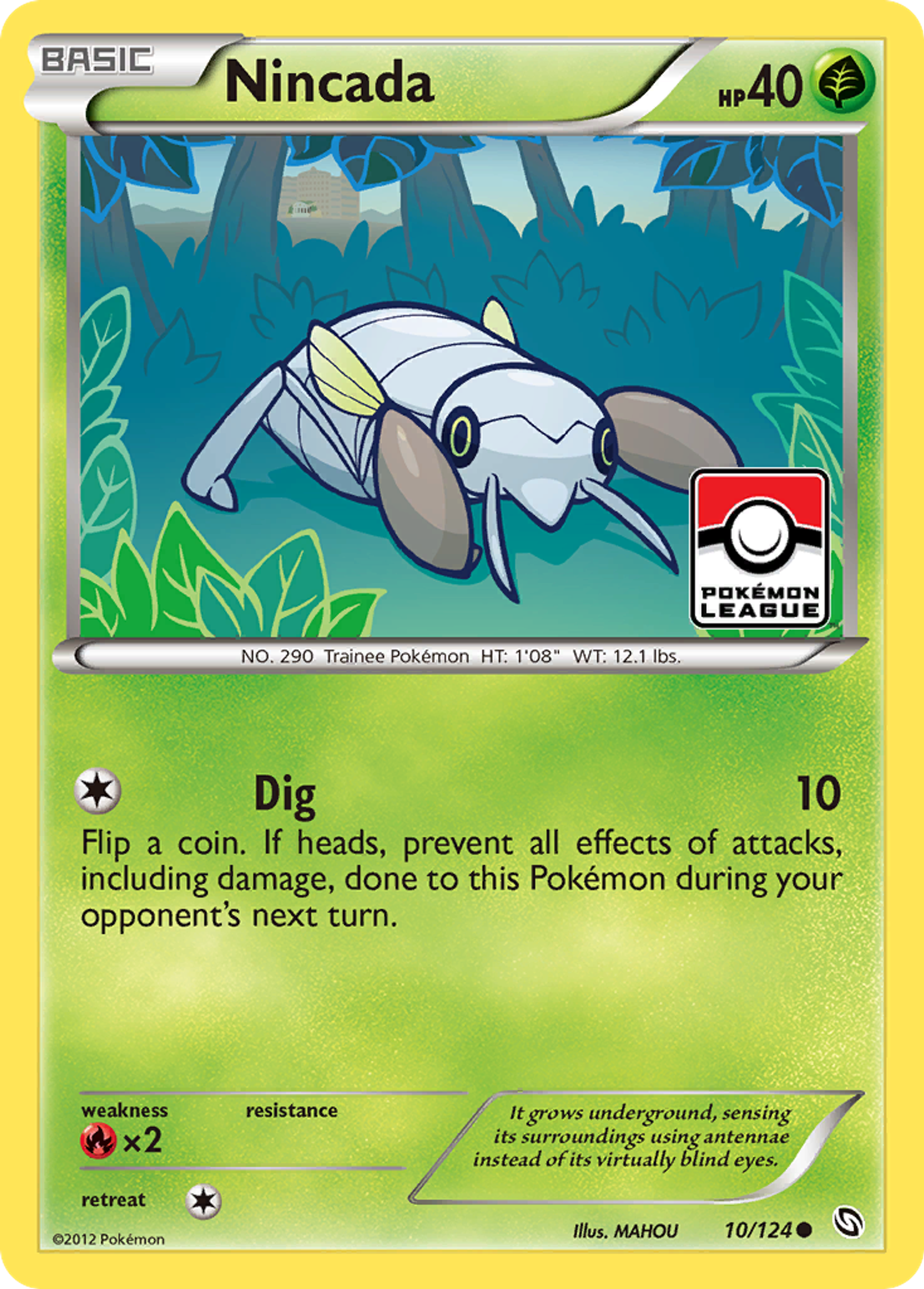 Nincada — Dragons Exalted — Pokemon