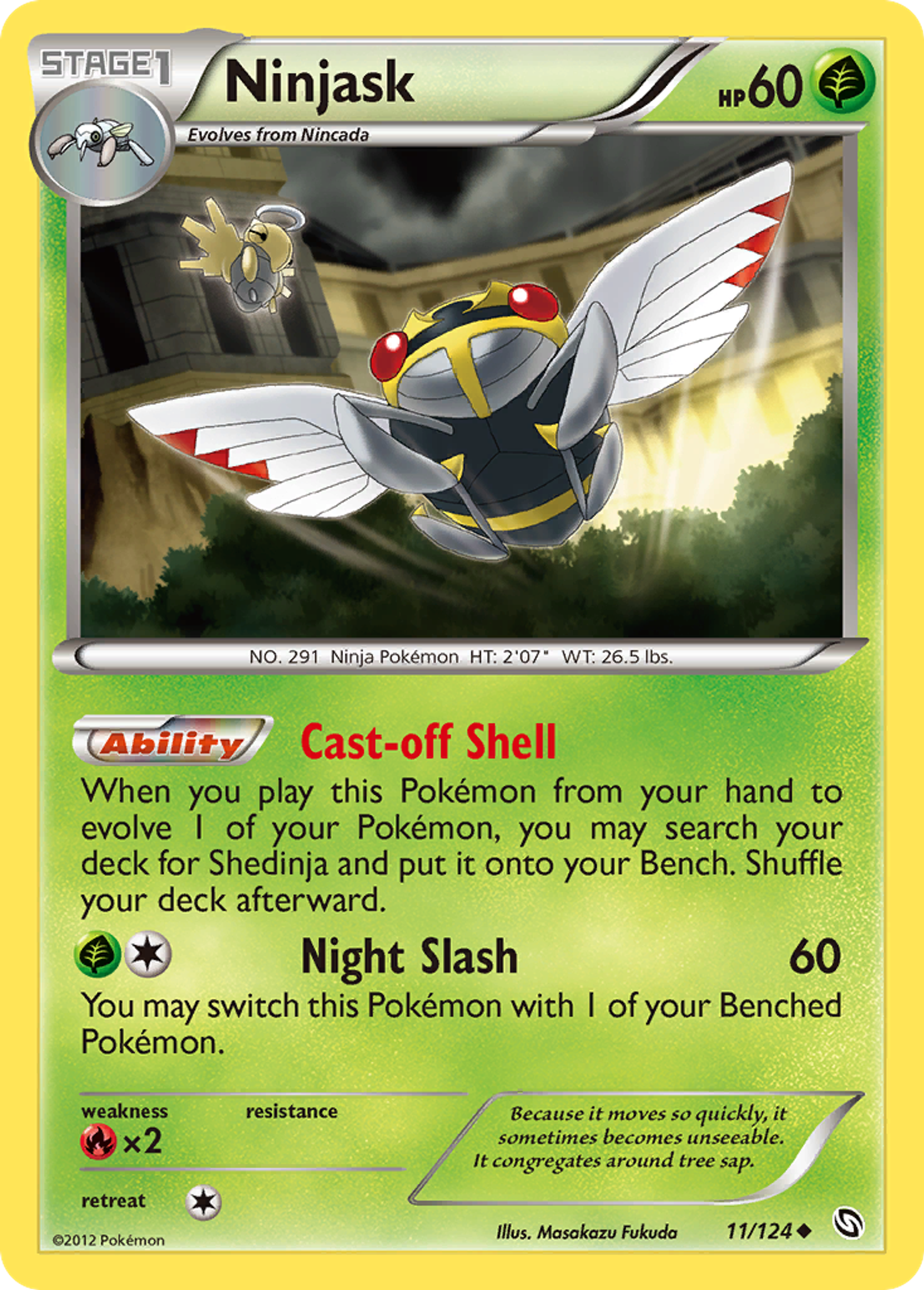 Ninjask — Dragons Exalted — Pokemon