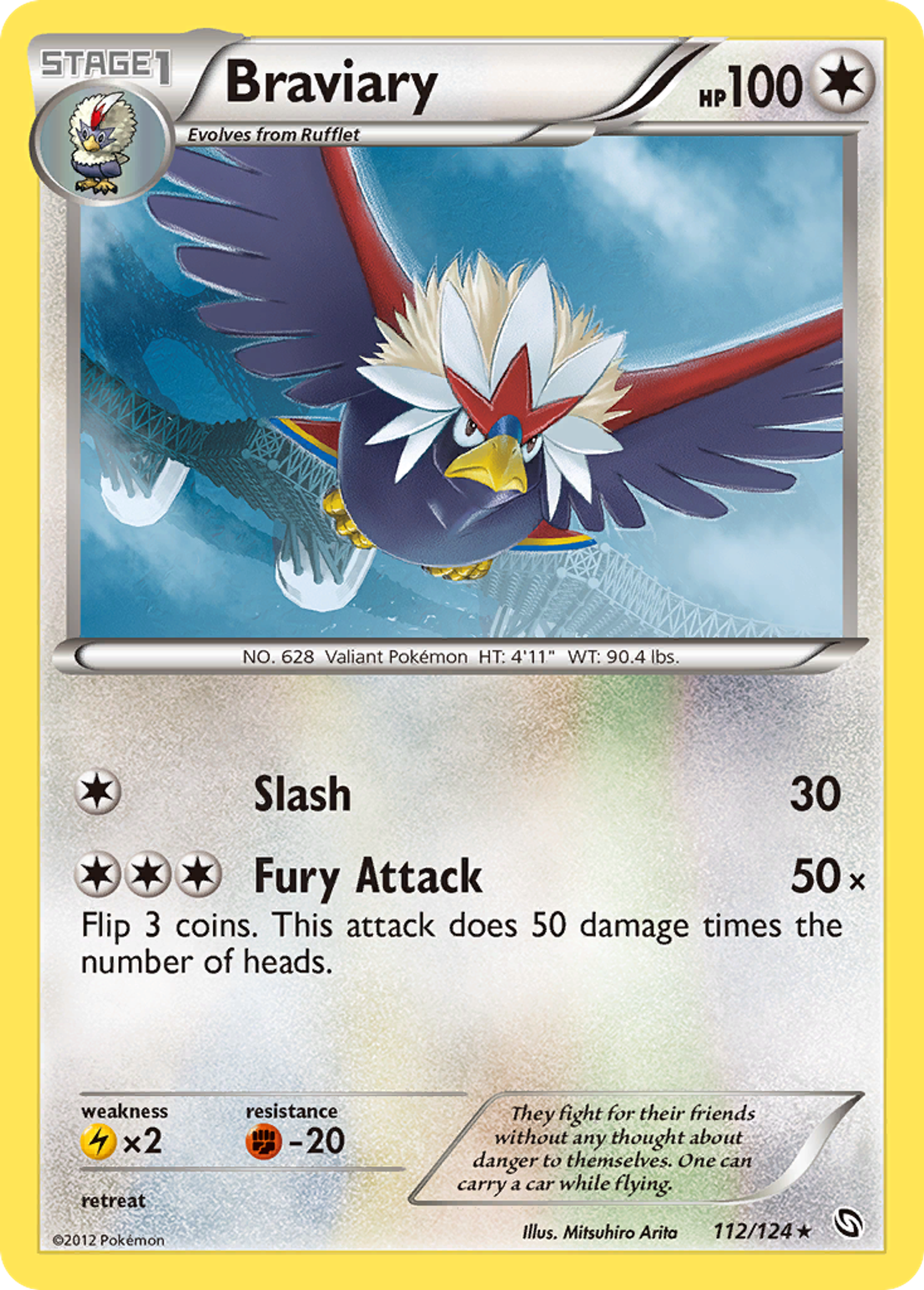 Braviary — Dragons Exalted — Pokemon