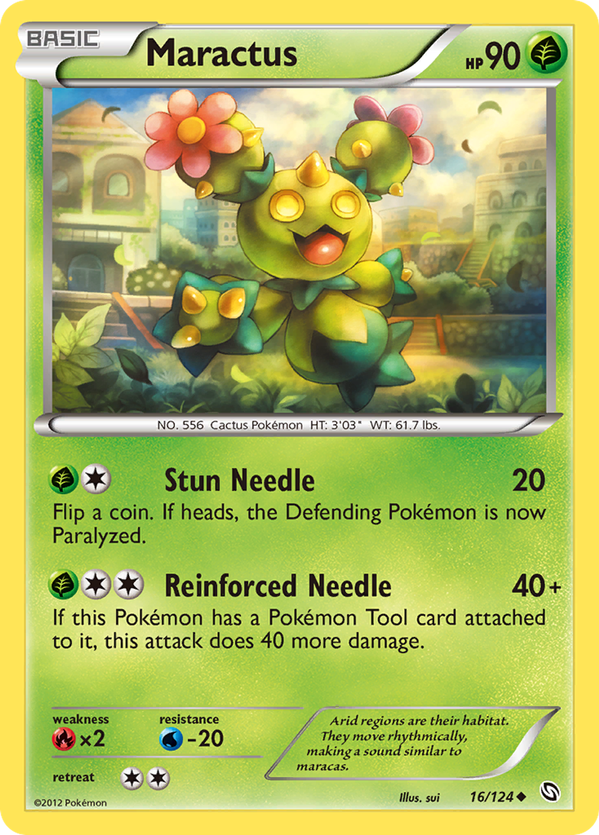 Maractus — Dragons Exalted — Pokemon