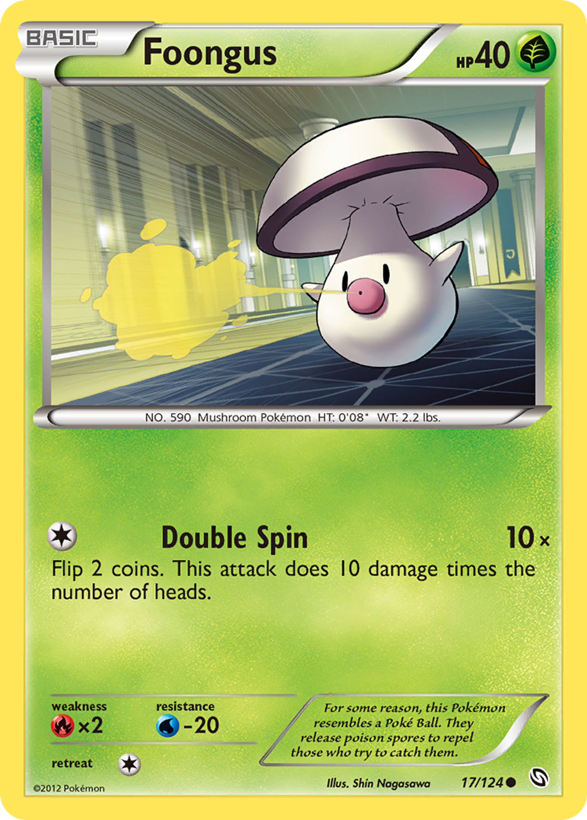 Foongus — Dragons Exalted — Pokemon