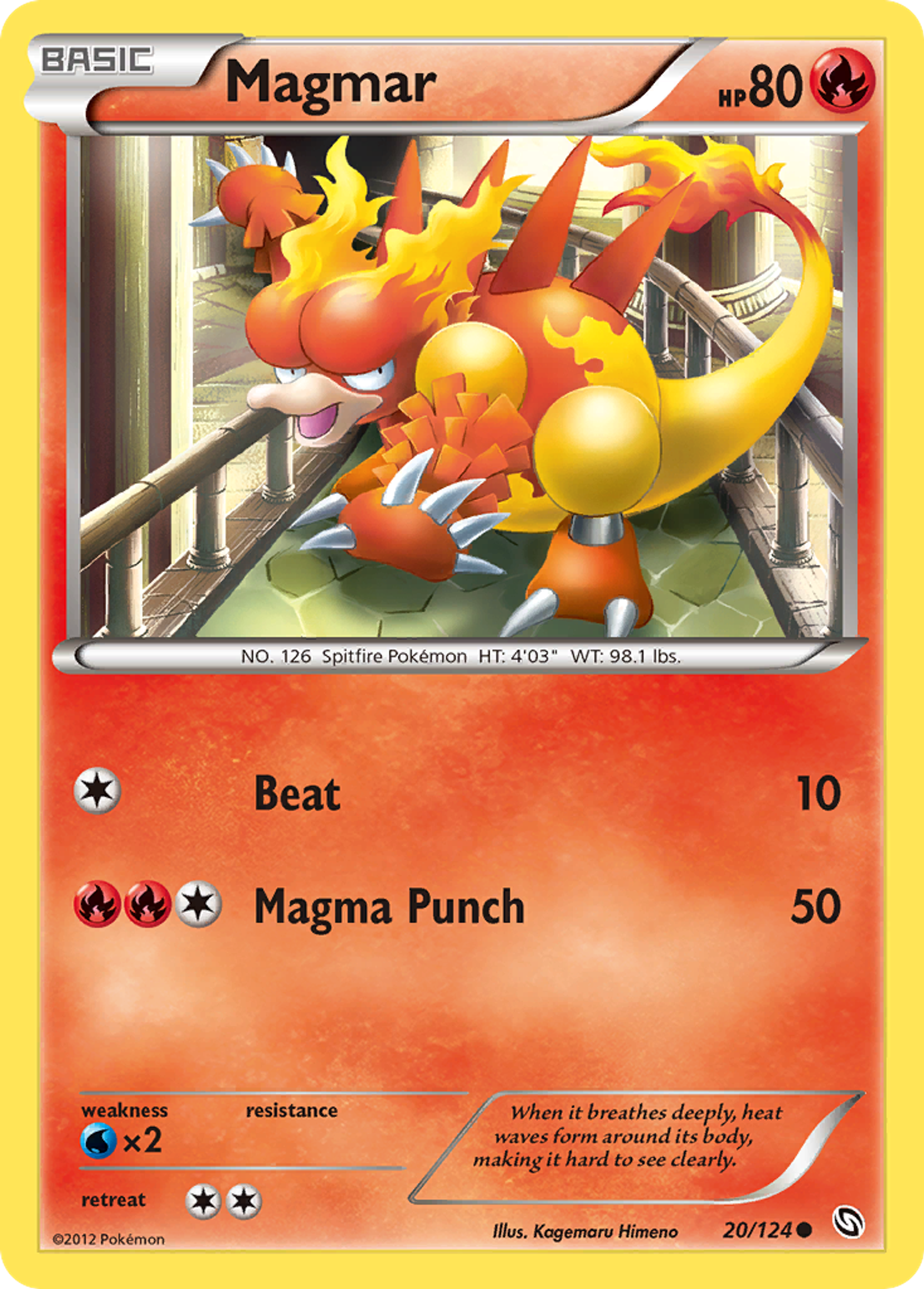 Magmar — Dragons Exalted — Pokemon