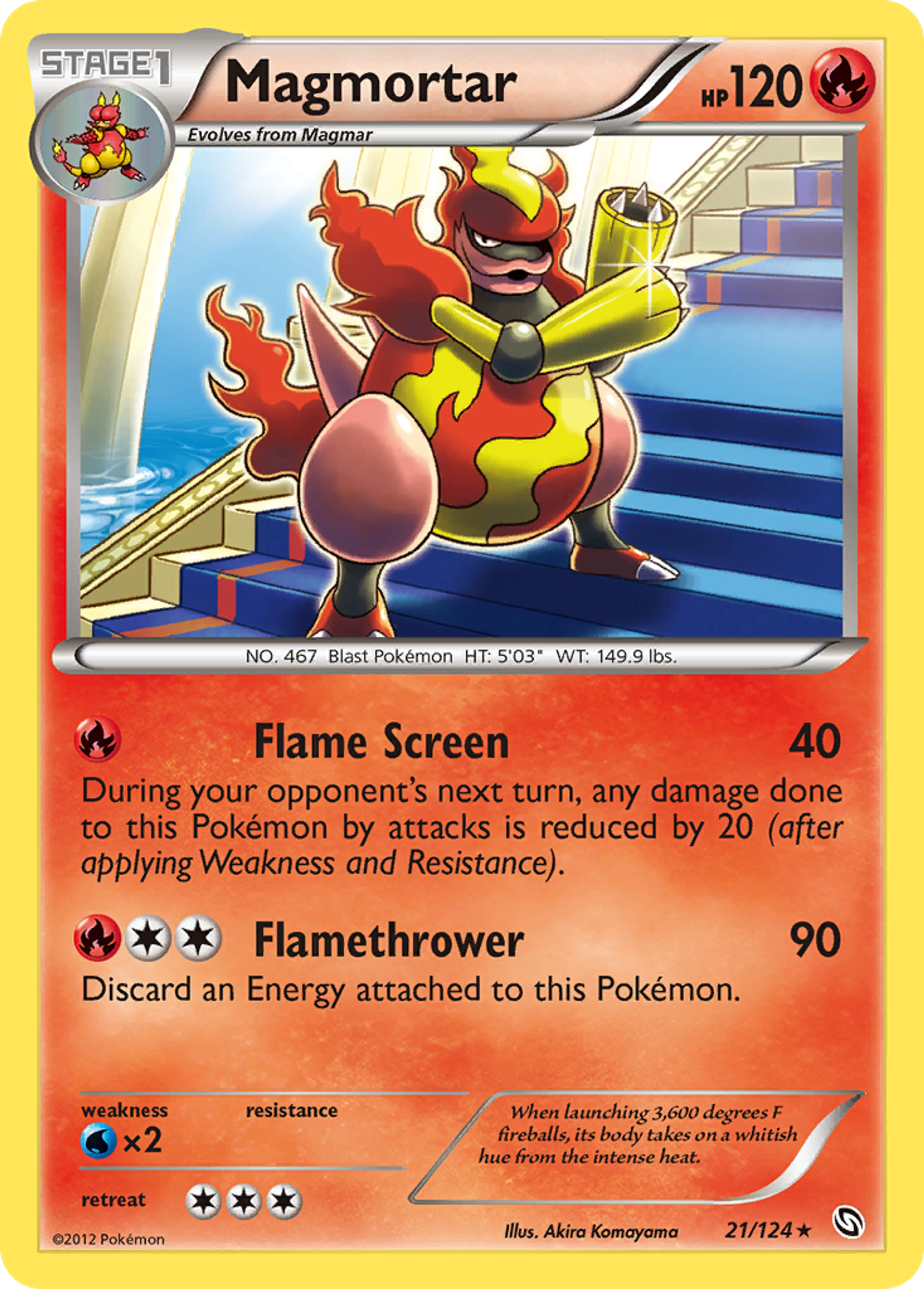 Magmortar — Dragons Exalted — Pokemon
