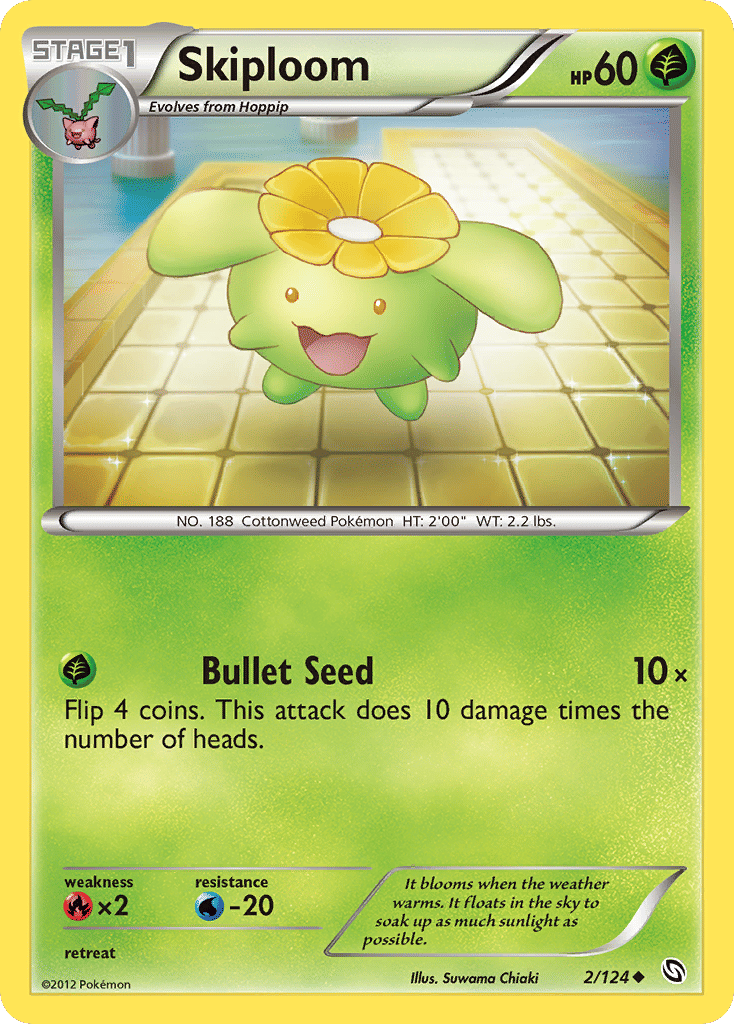 Skiploom — Dragons Exalted — Pokemon