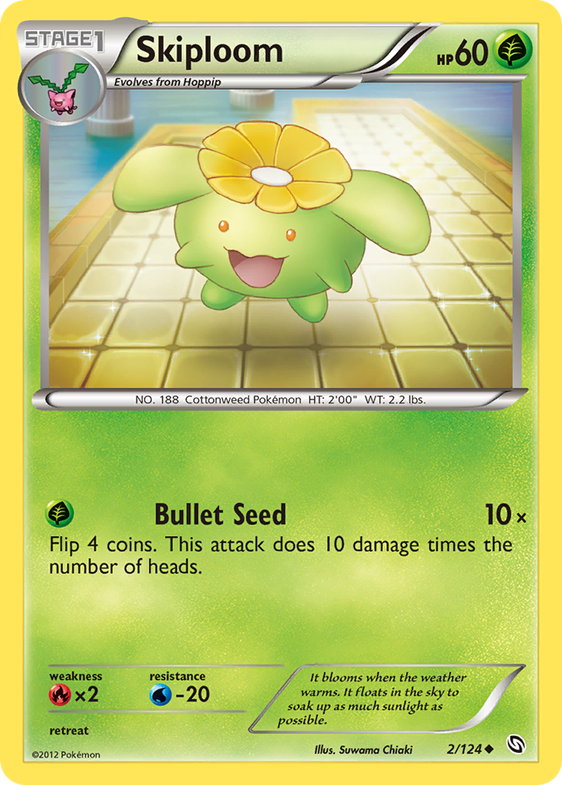 Skiploom — Dragons Exalted — Pokemon