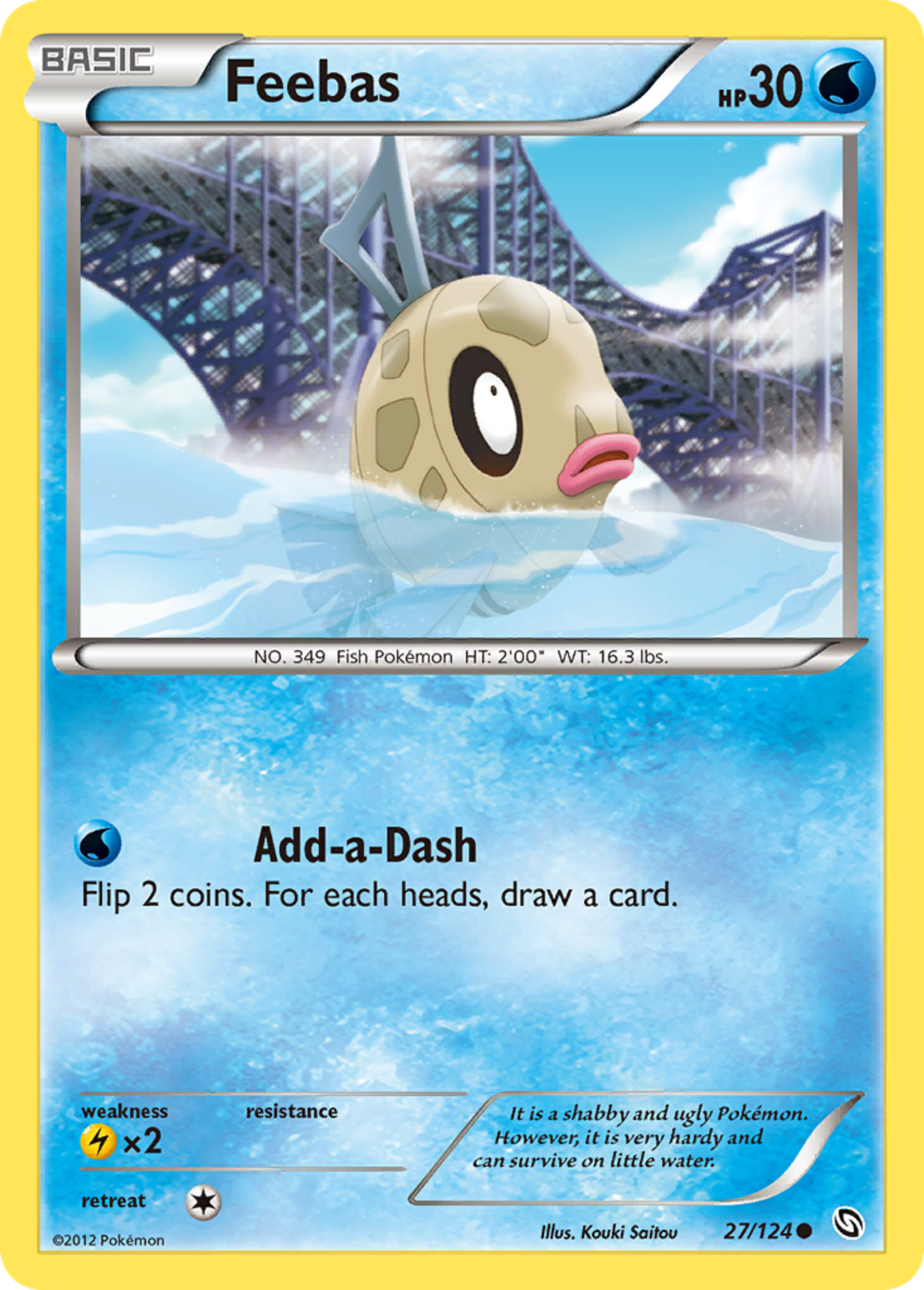 Feebas — Dragons Exalted — Pokemon