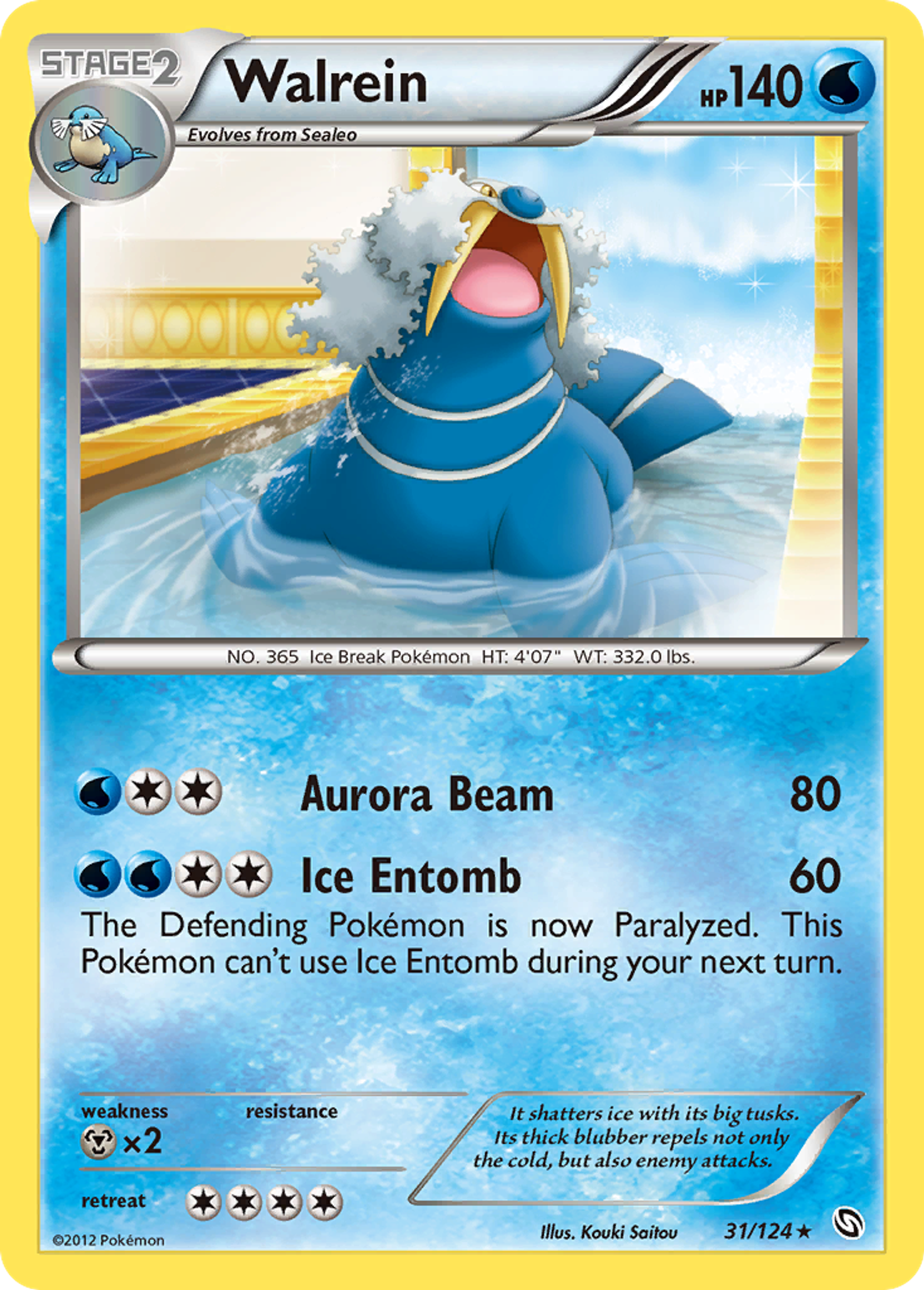 Walrein — Dragons Exalted — Pokemon