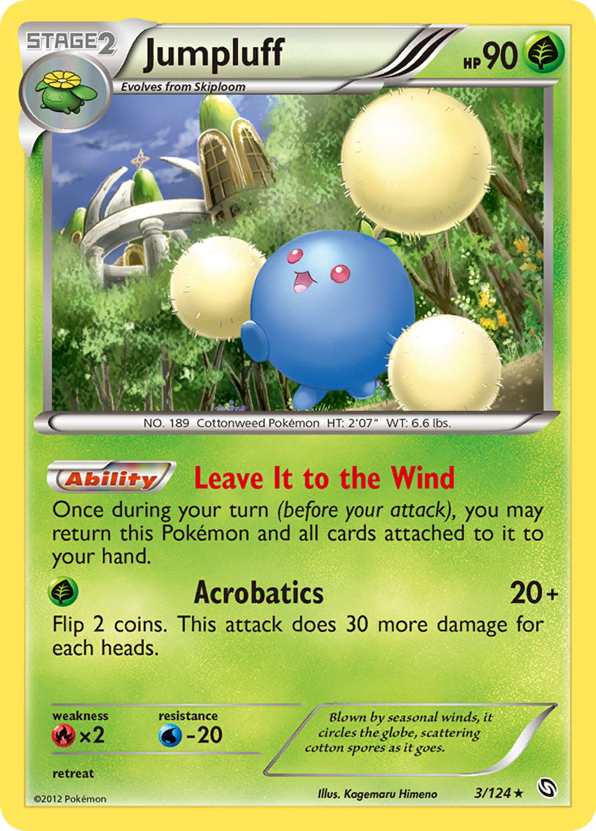 Jumpluff — Dragons Exalted — Pokemon