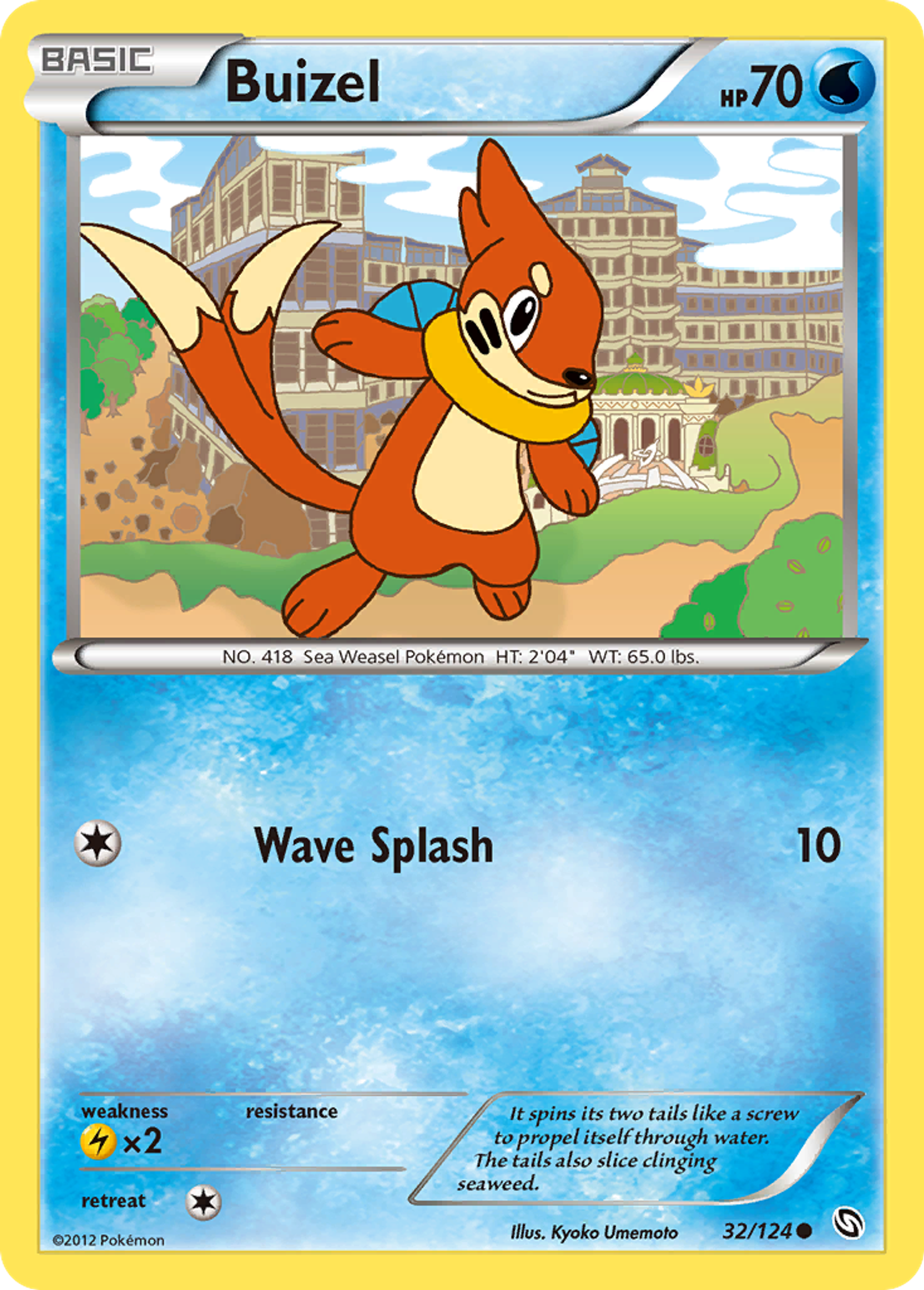 Buizel — Dragons Exalted — Pokemon