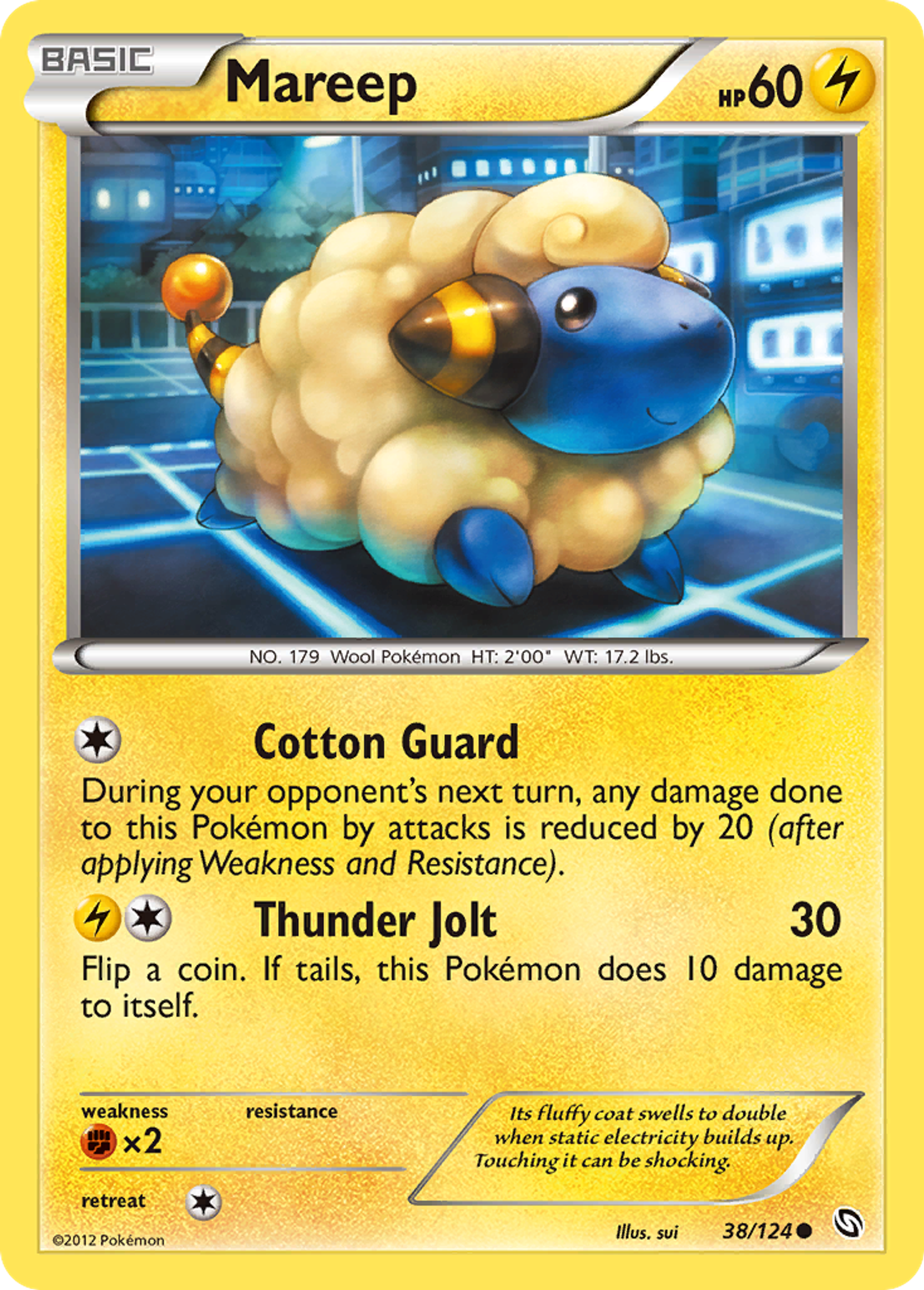 Mareep — Dragons Exalted — Pokemon