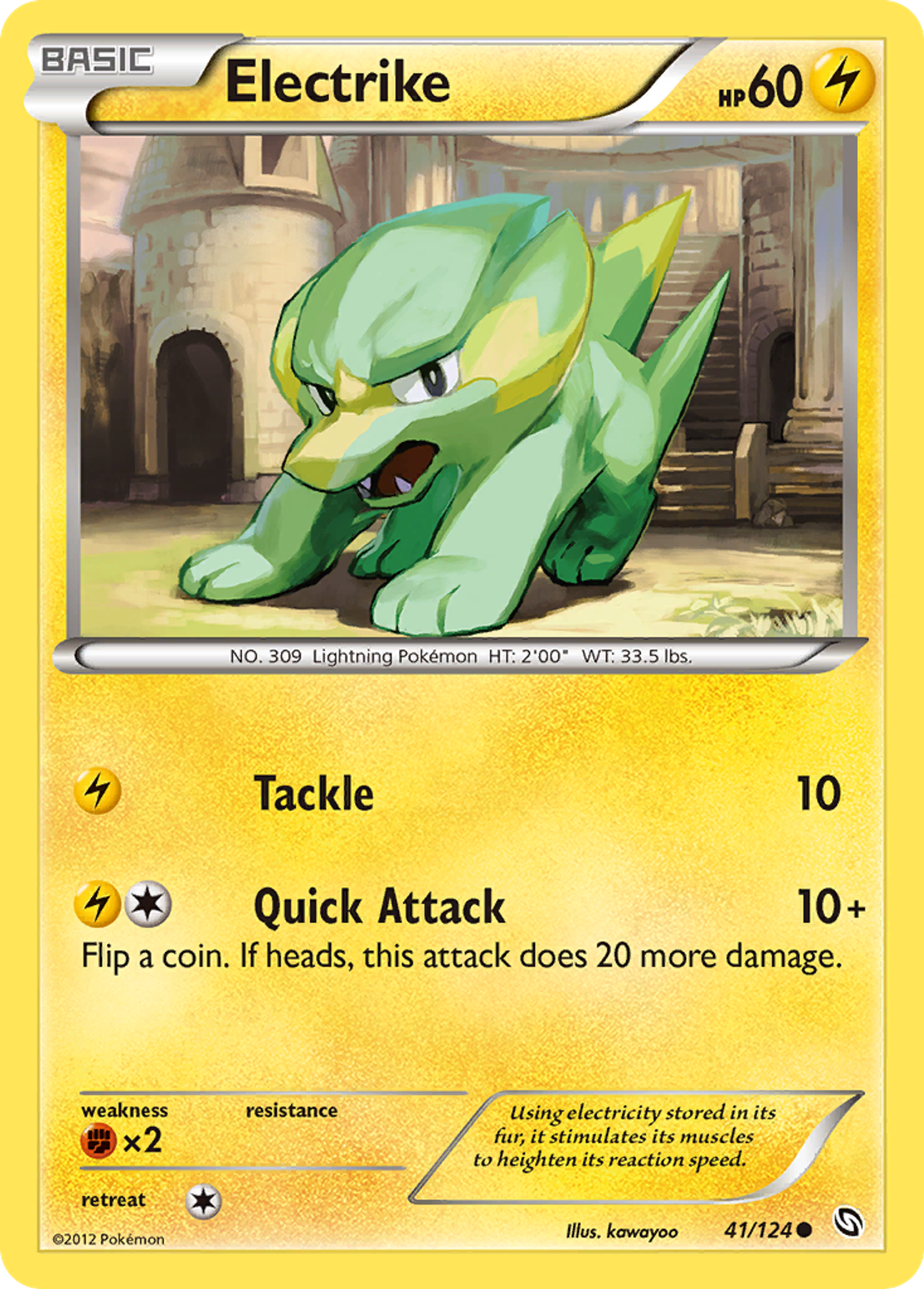 Electrike — Dragons Exalted — Pokemon