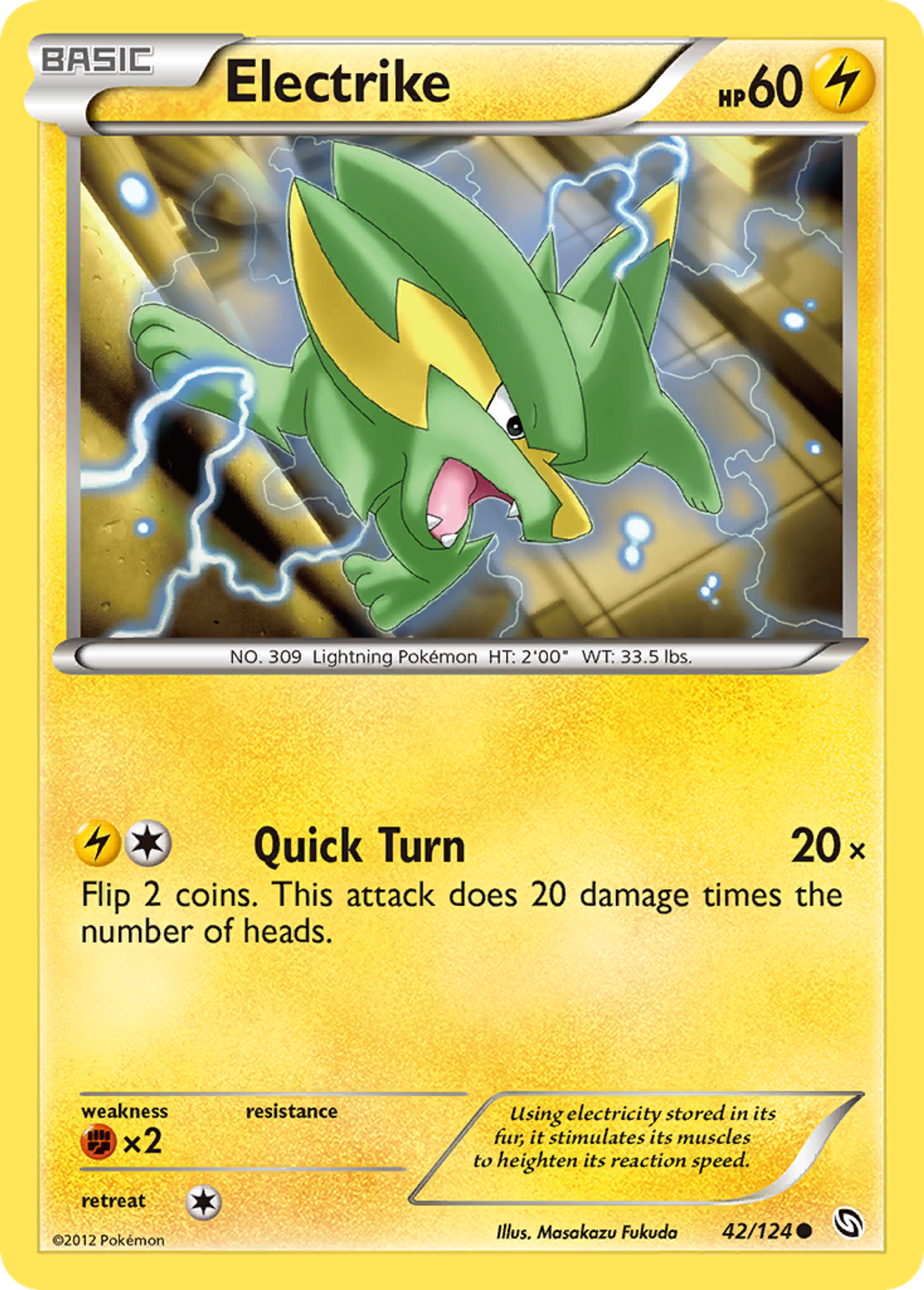 Electrike — Dragons Exalted — Pokemon