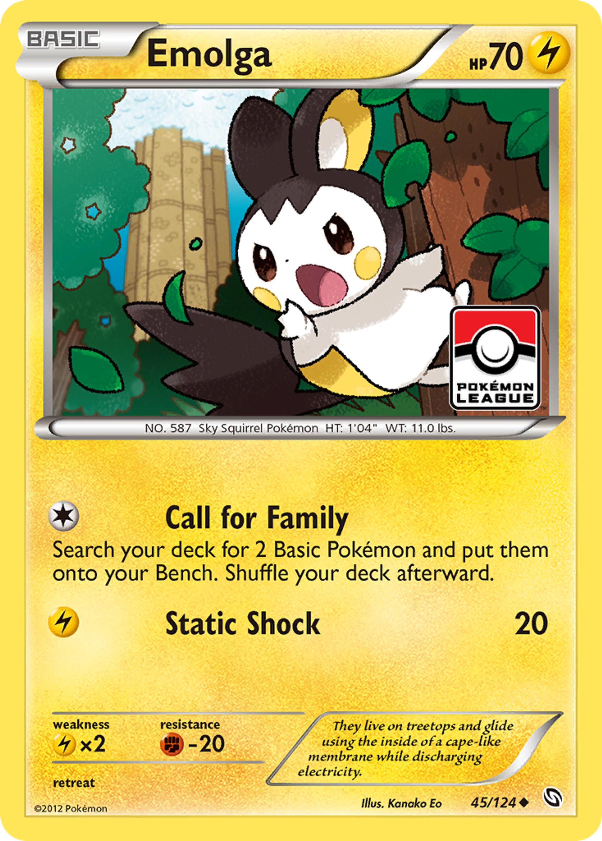 Emolga — Dragons Exalted — Pokemon