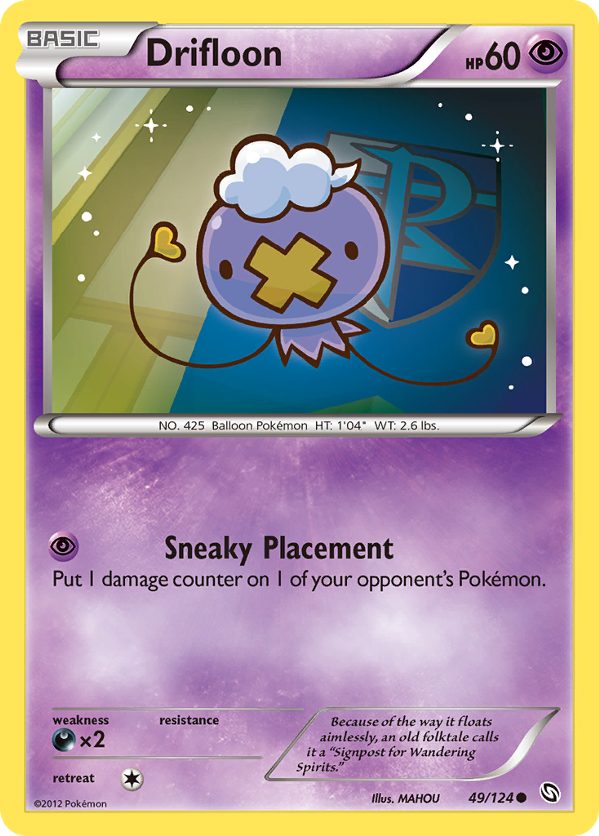 Drifloon — Dragons Exalted — Pokemon