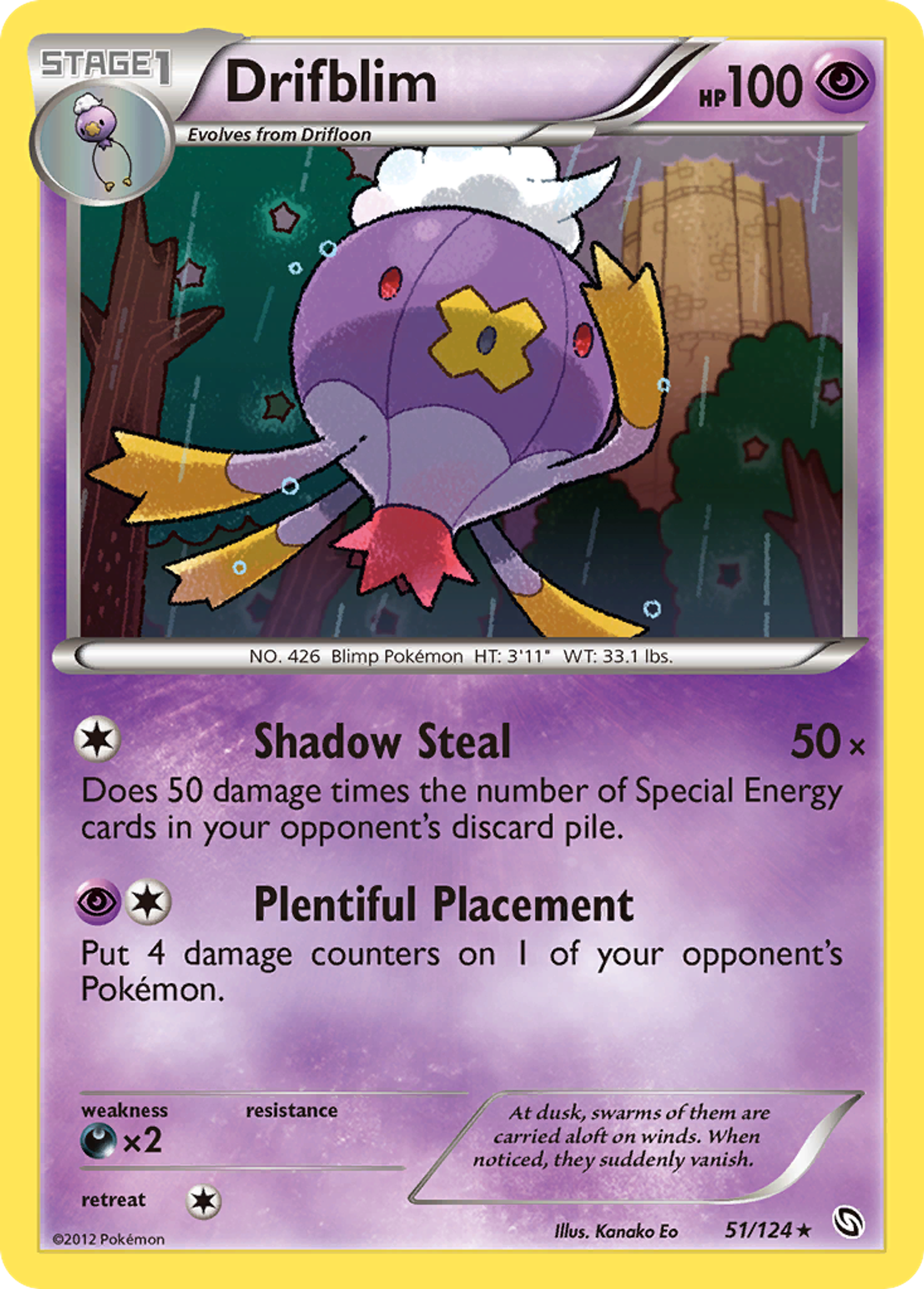 Drifblim — Dragons Exalted — Pokemon