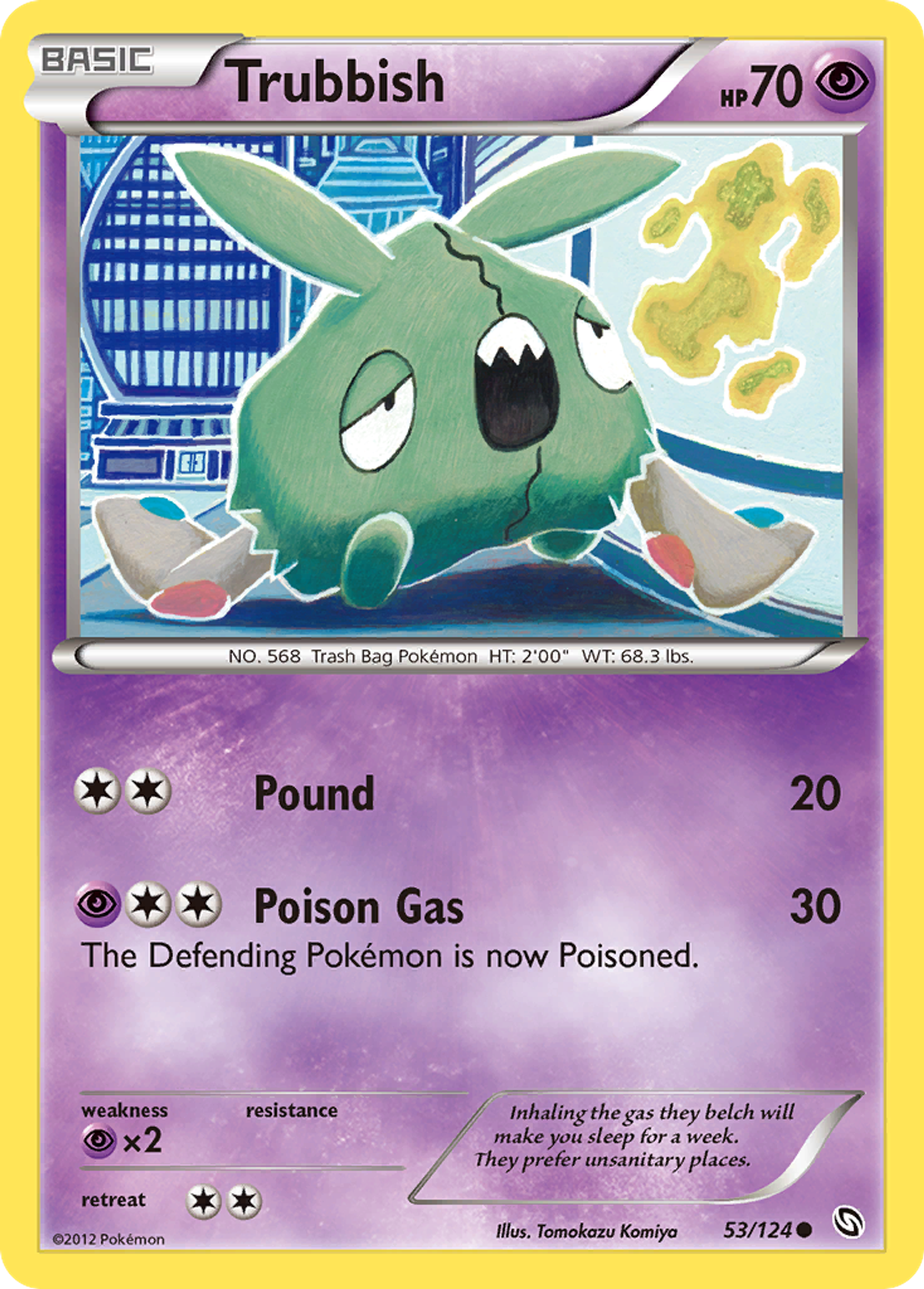 Trubbish — Dragons Exalted — Pokemon