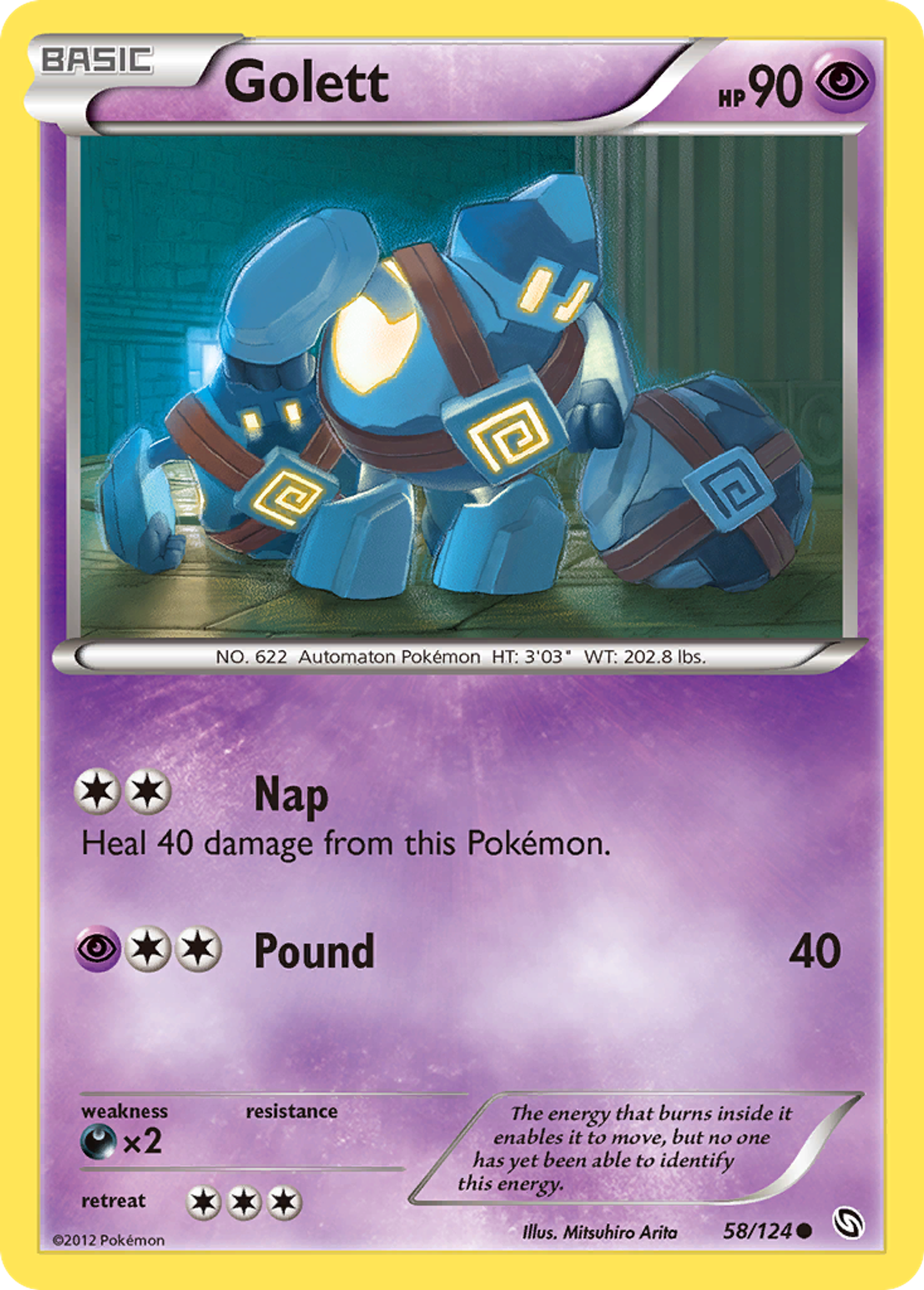Golett — Dragons Exalted — Pokemon