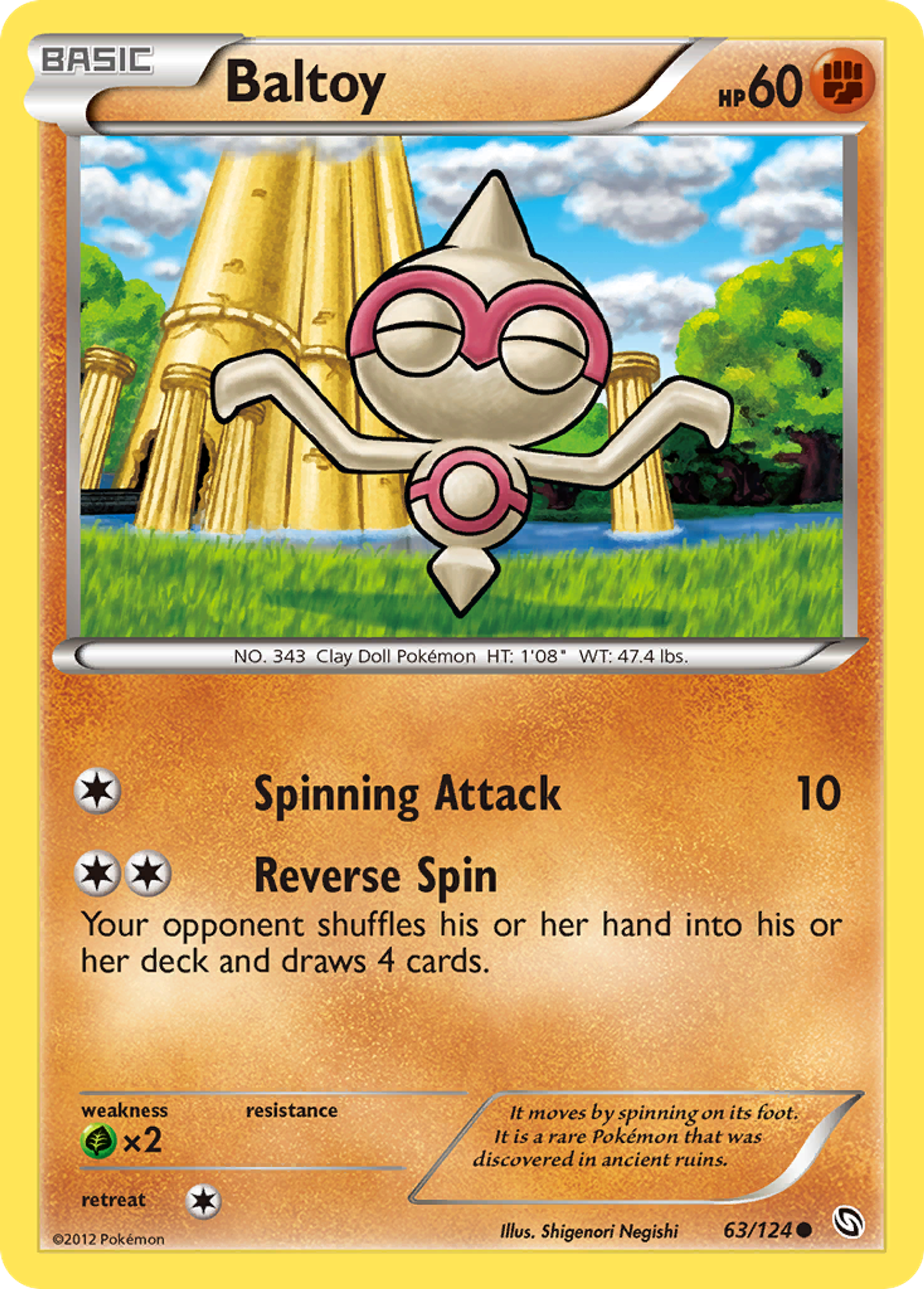 Baltoy — Dragons Exalted — Pokemon