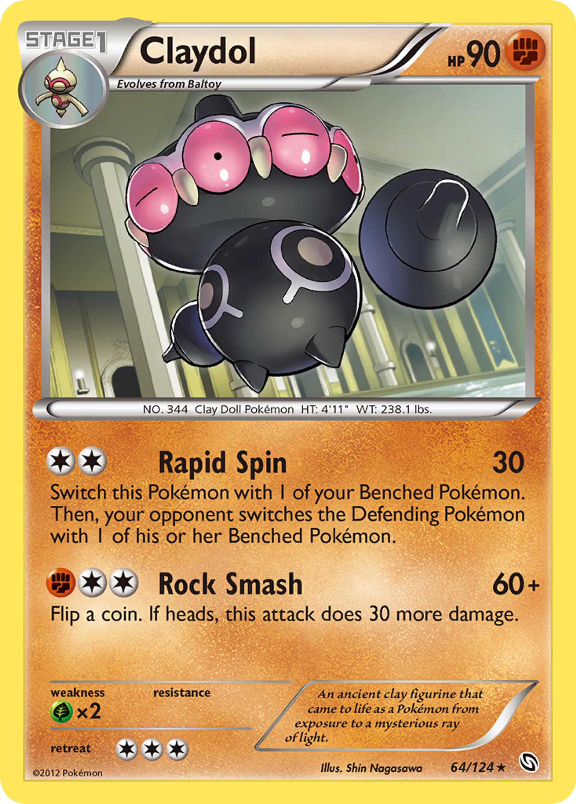 Claydol — Dragons Exalted — Pokemon