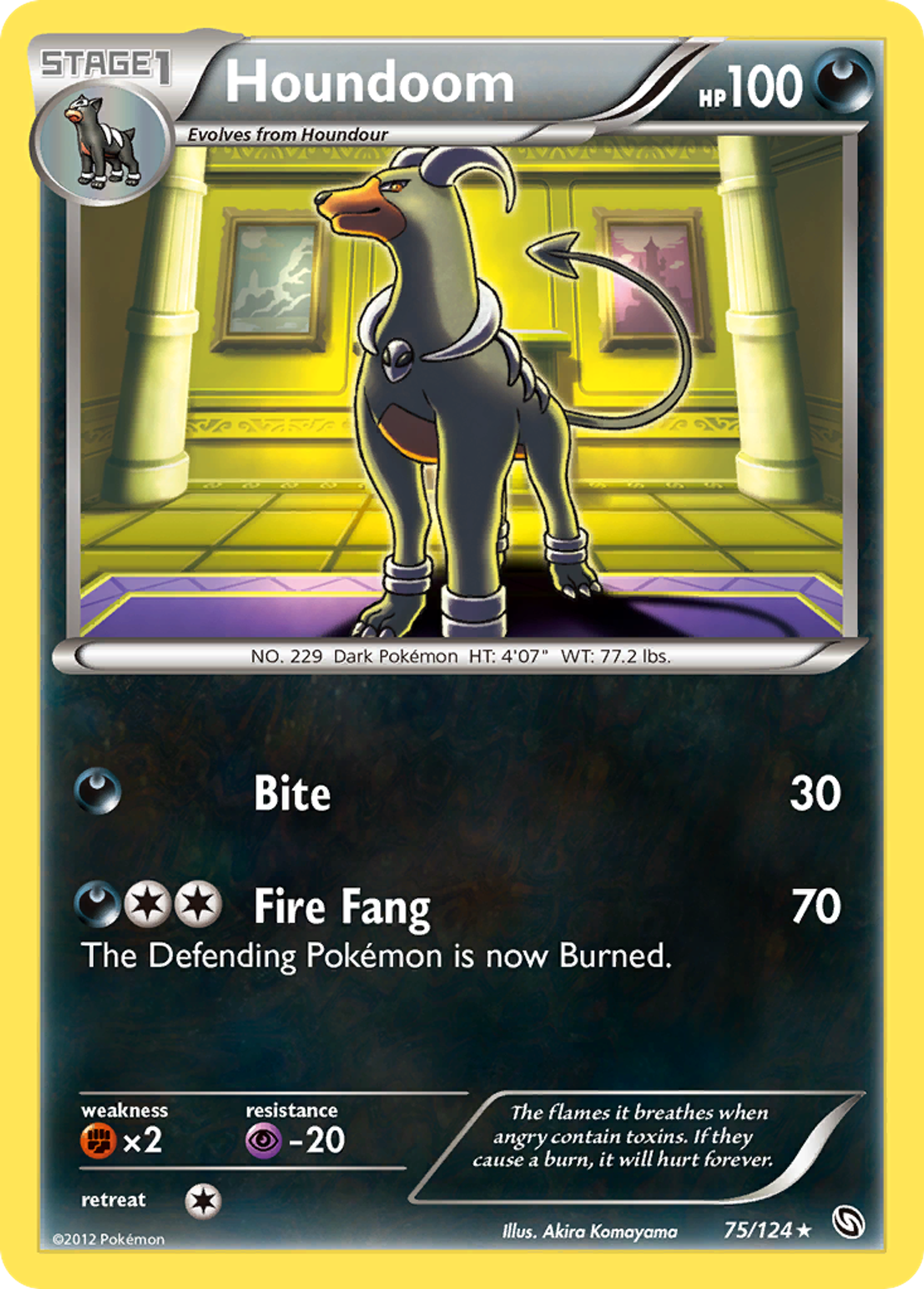 Houndoom — Dragons Exalted — Pokémon