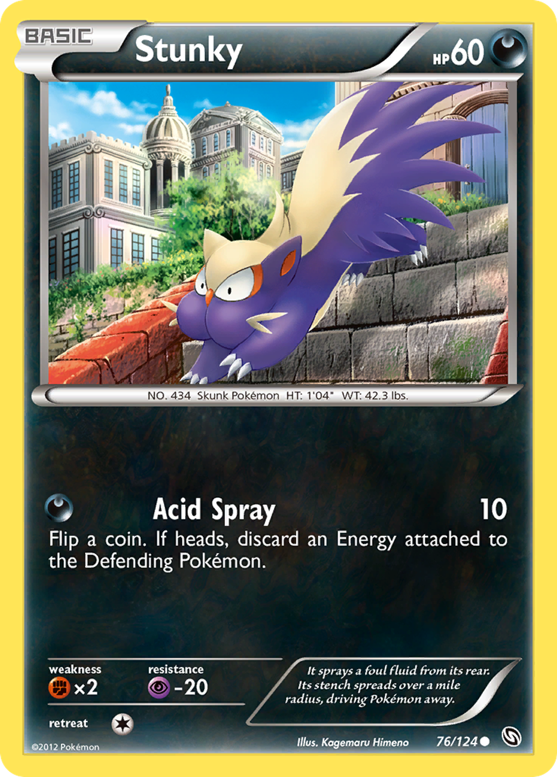 Stunky — Dragons Exalted — Pokemon