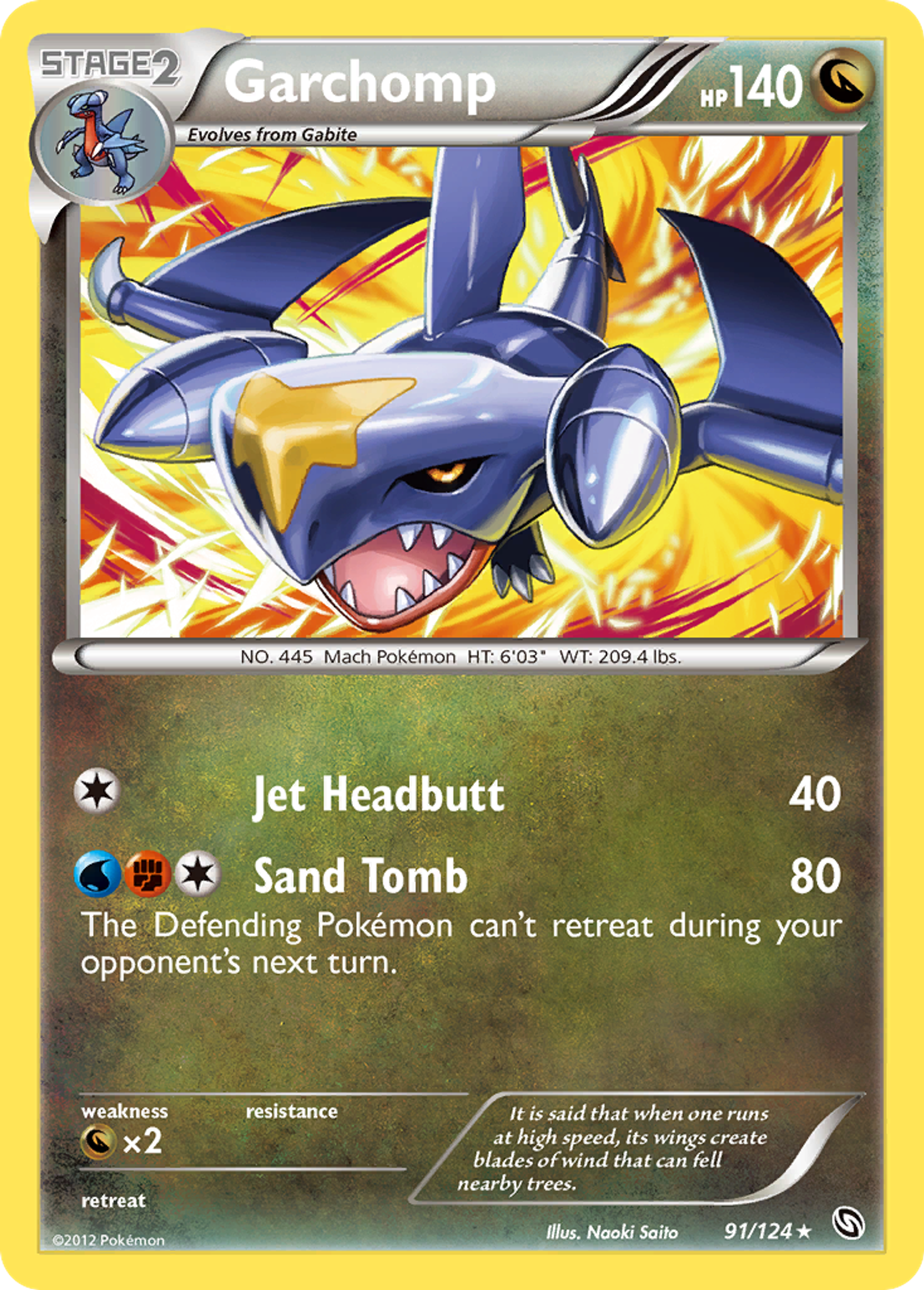 Garchomp — Dragons Exalted — Pokemon