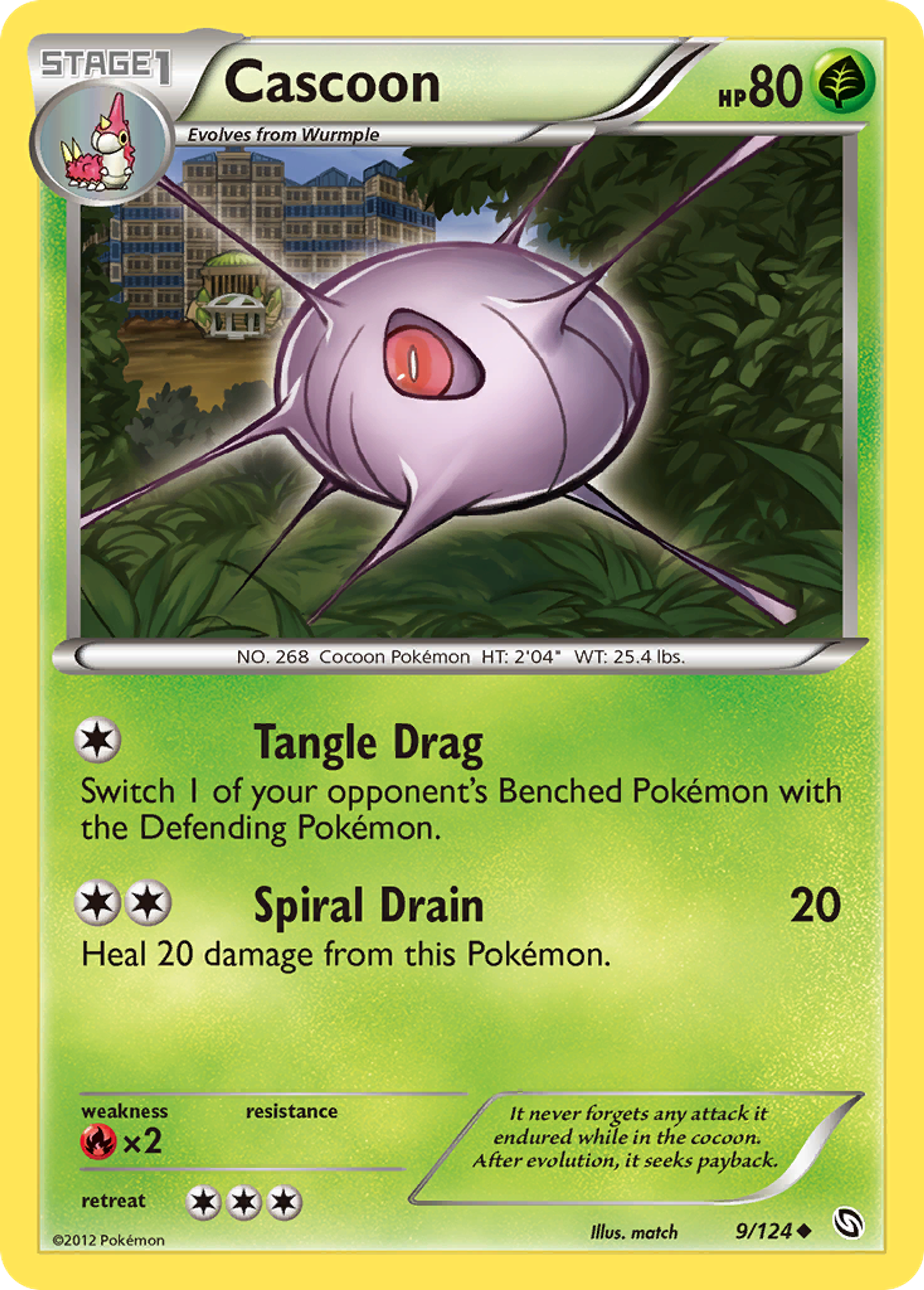 Cascoon — Dragons Exalted — Pokemon