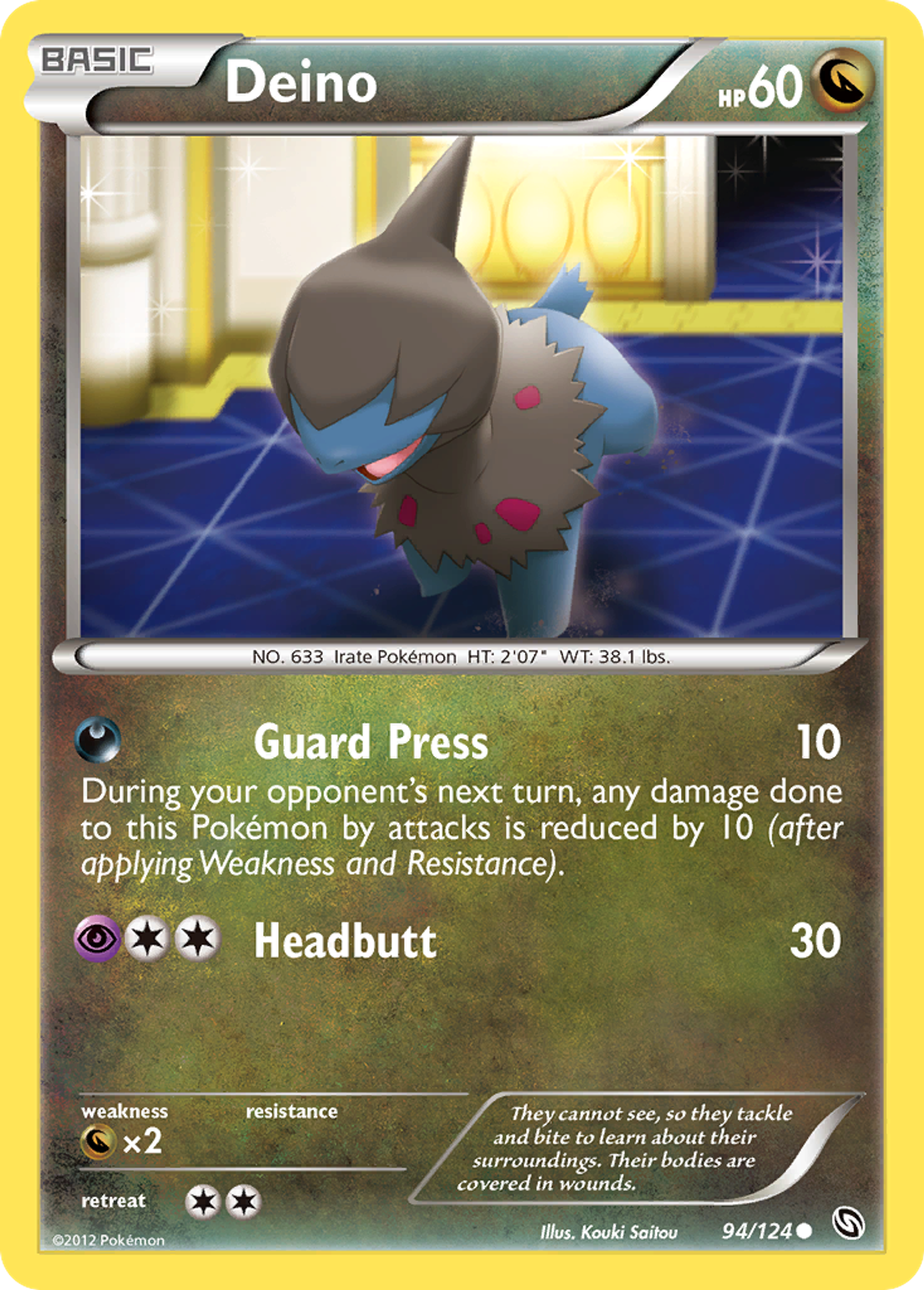 Deino — Dragons Exalted — Pokemon
