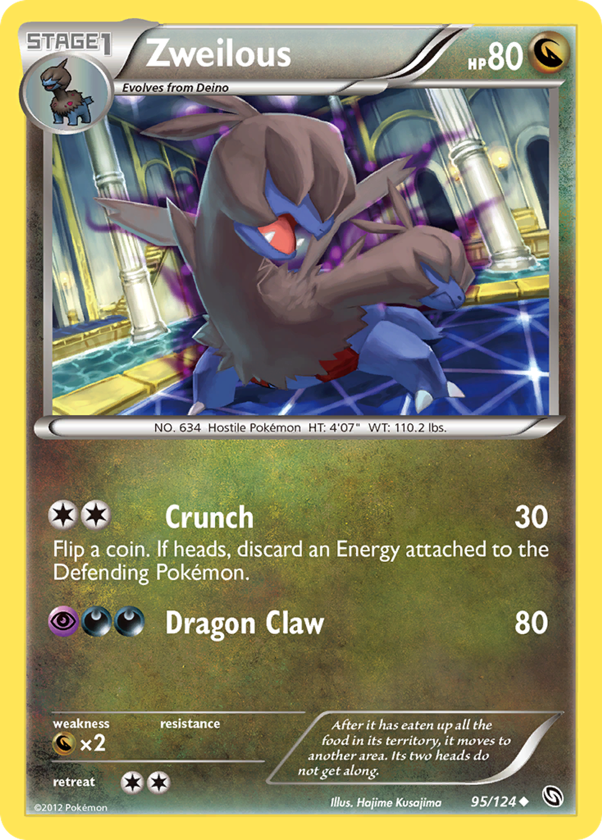 Zweilous — Dragons Exalted — Pokemon