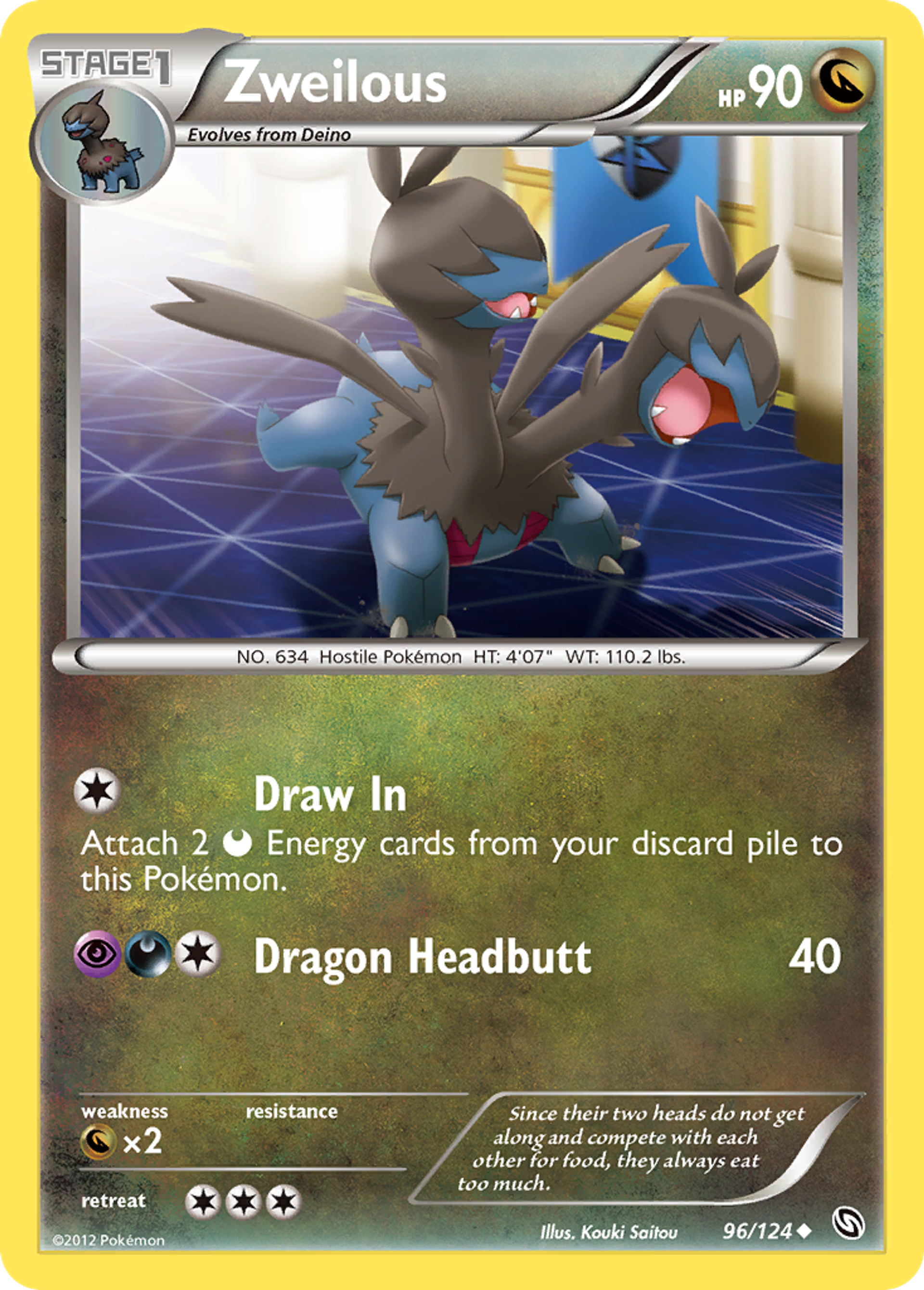 Zweilous — Dragons Exalted — Pokemon