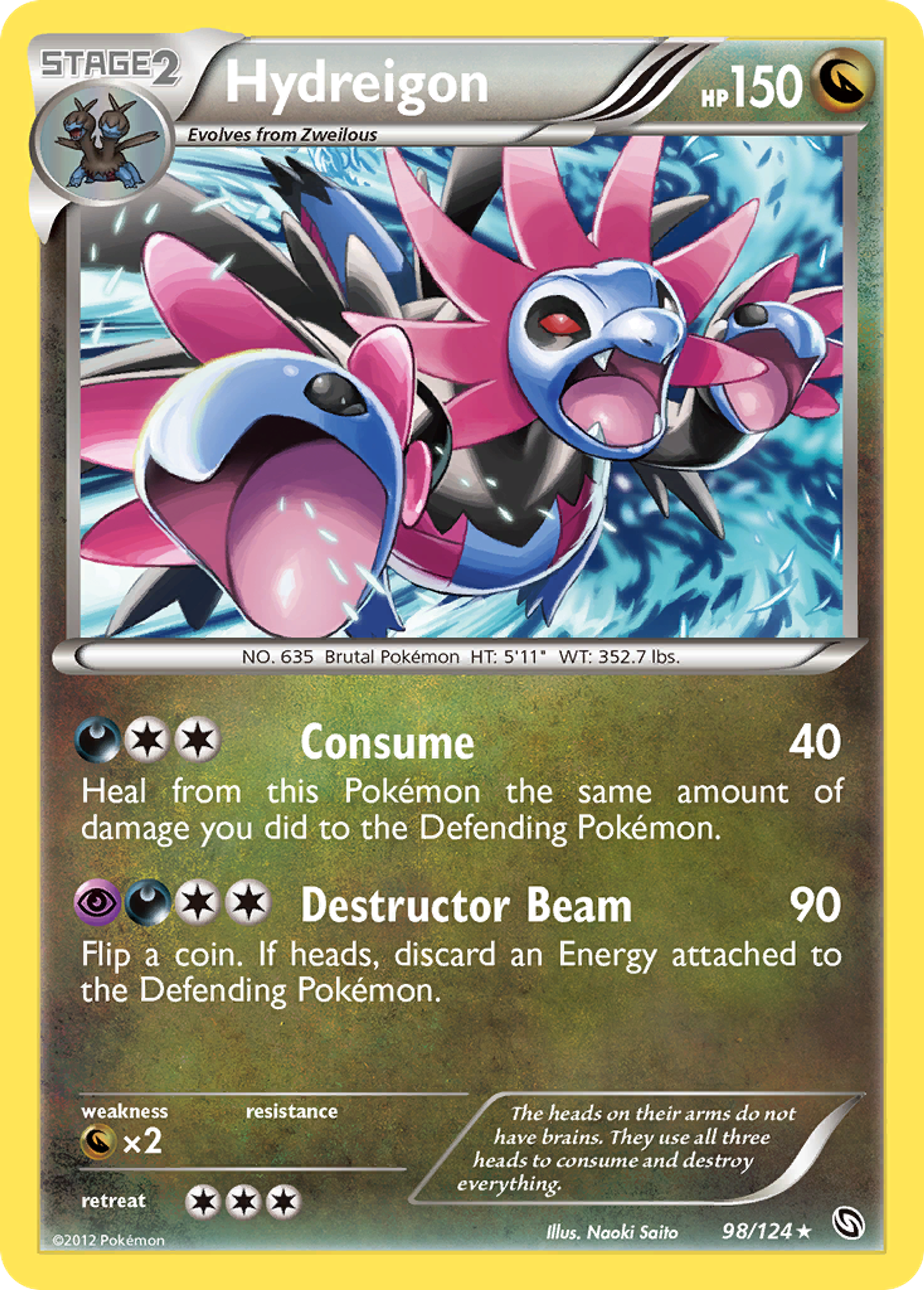 Hydreigon — Dragons Exalted — Pokemon