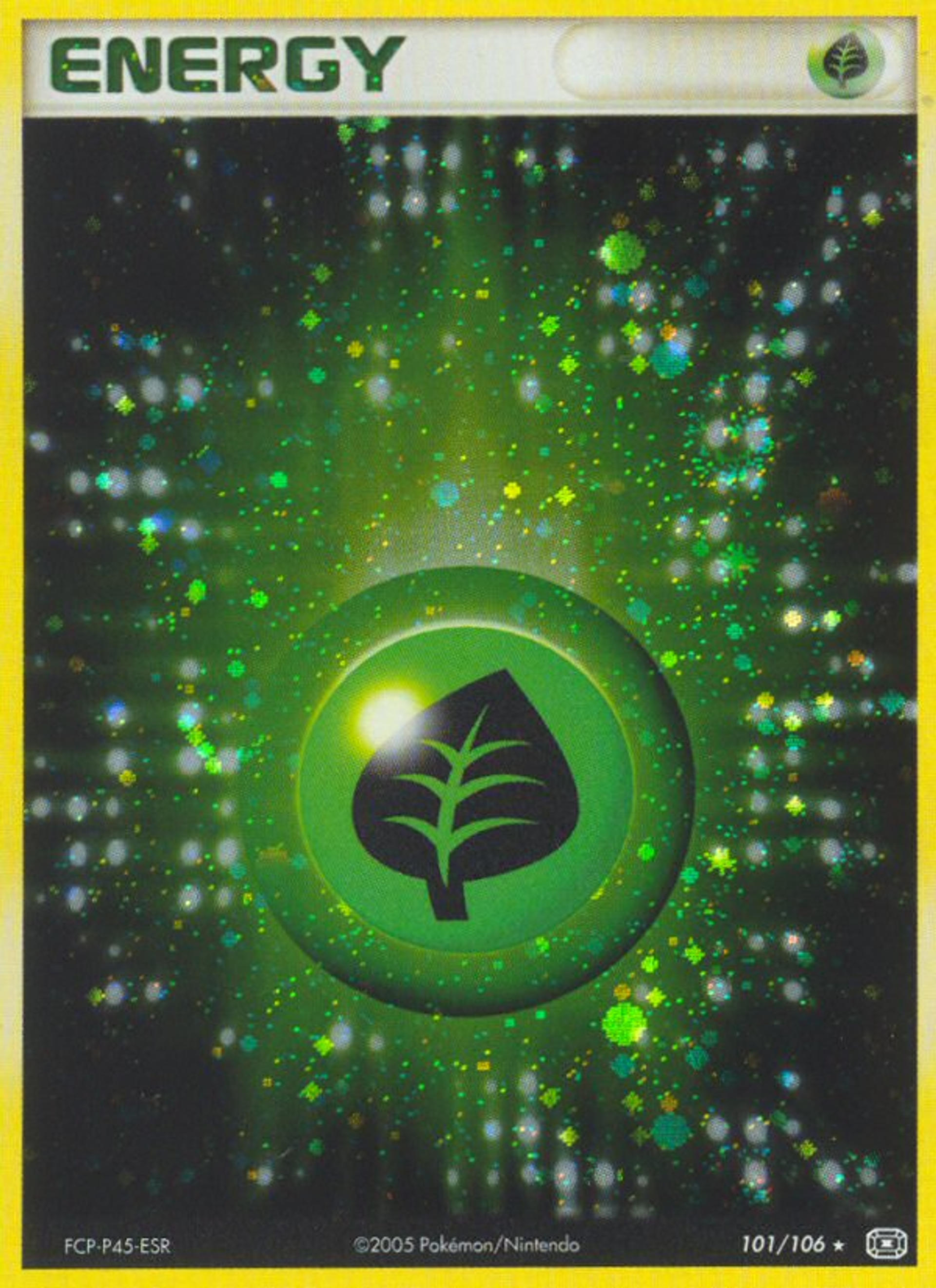 Grass Energy — Emerald — Pokemon