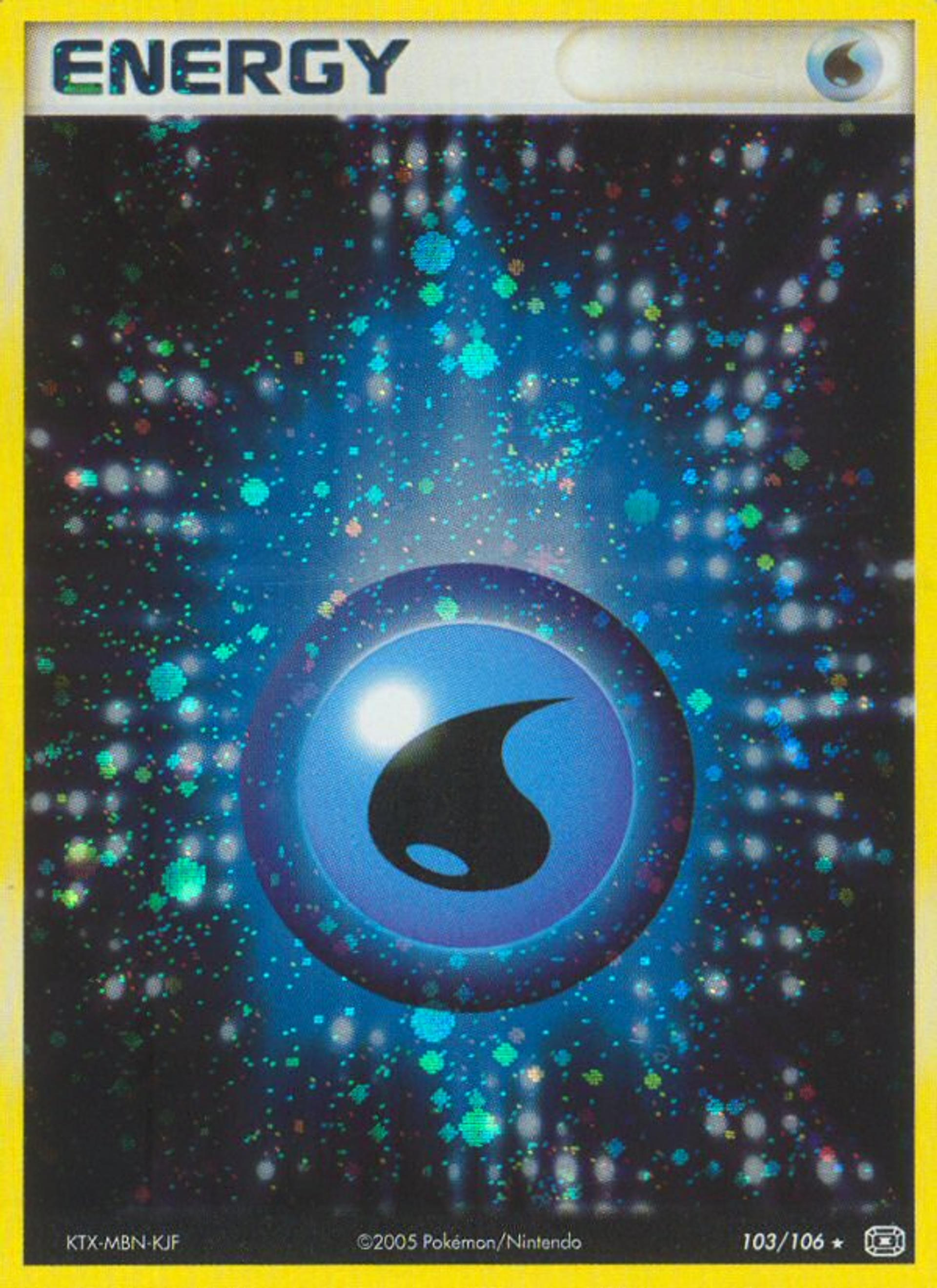 Water Energy — Emerald — Pokemon