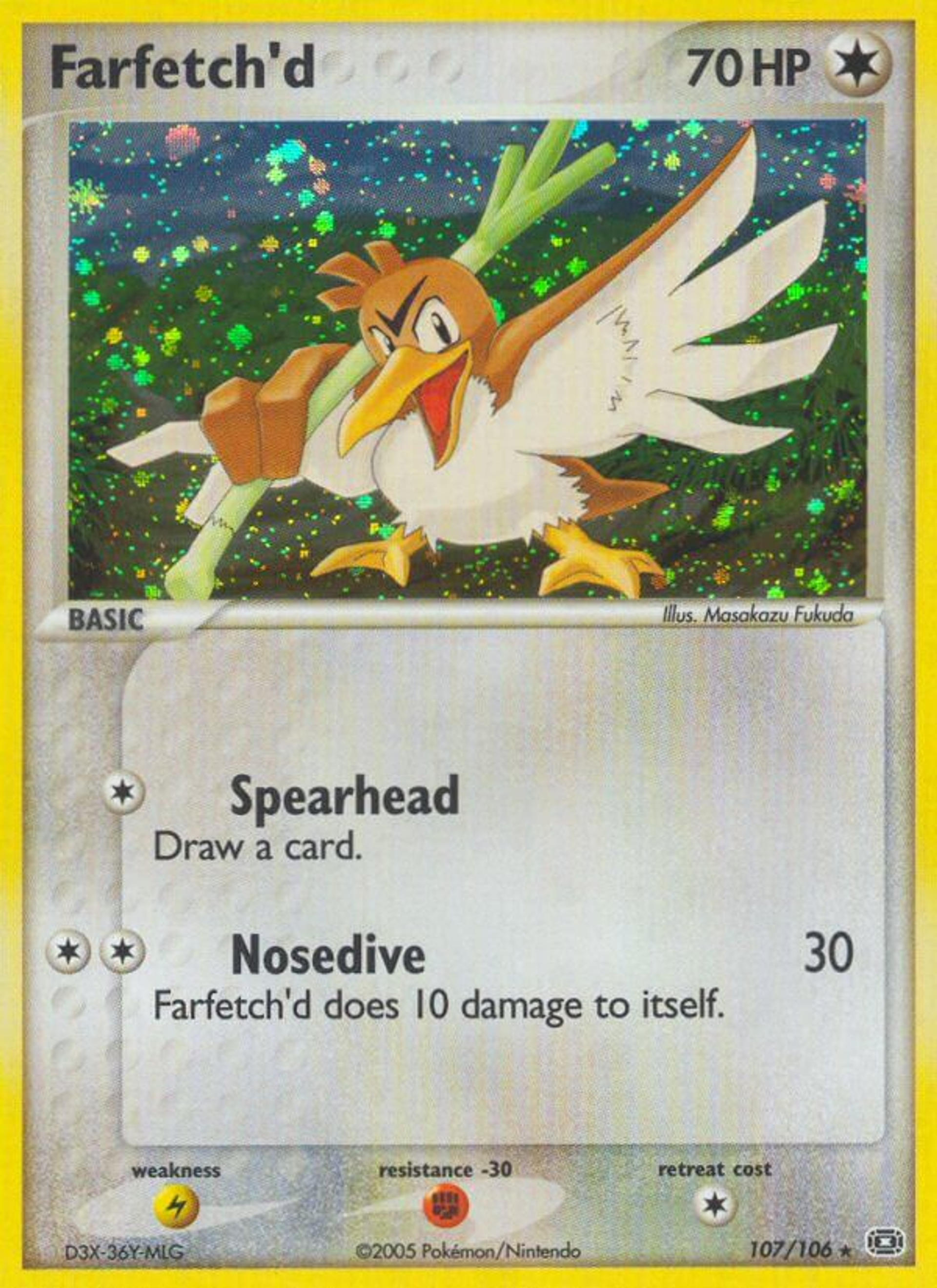Farfetch'd — Emerald — Pokemon