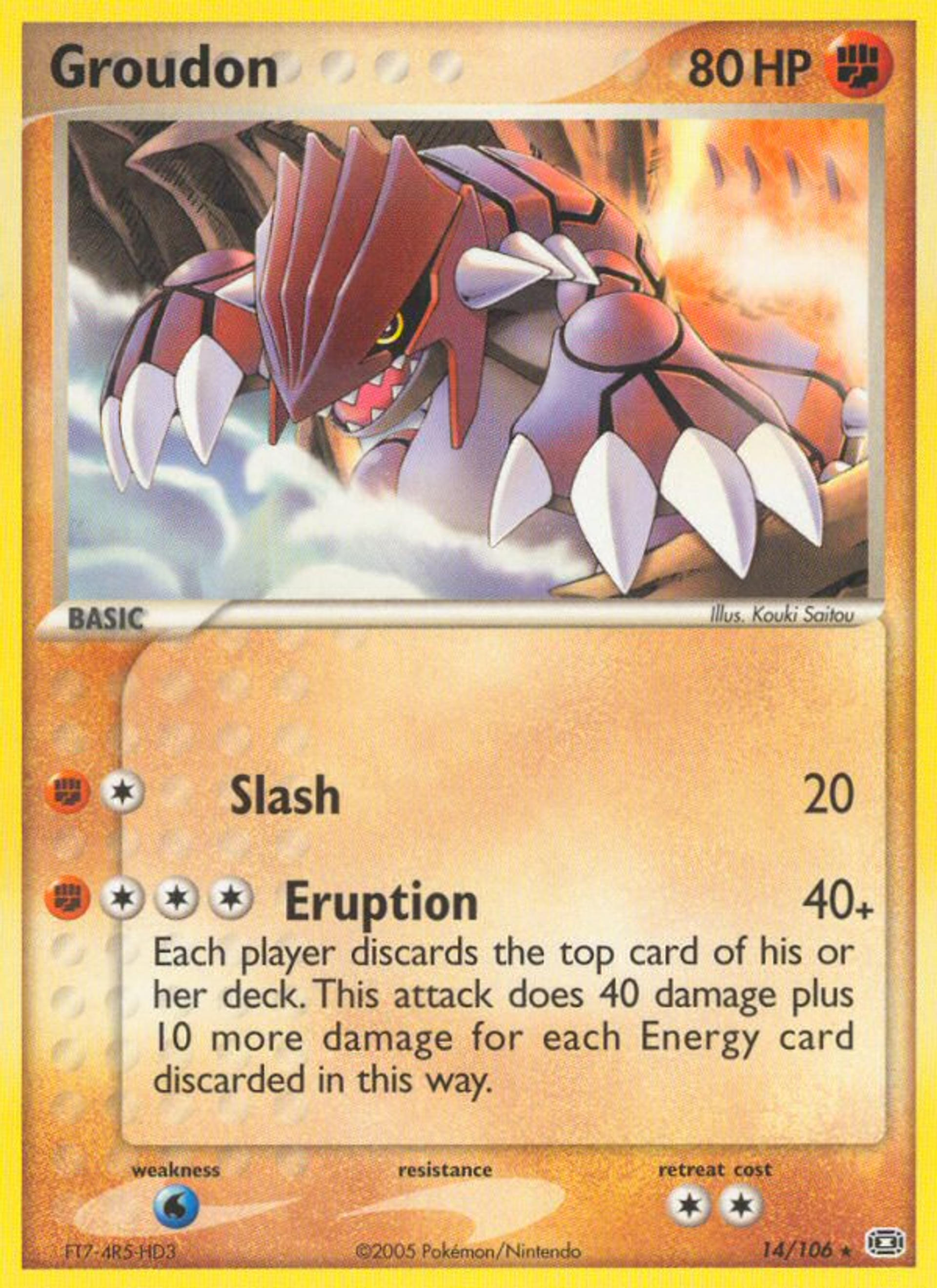 Groudon — Emerald — Pokemon