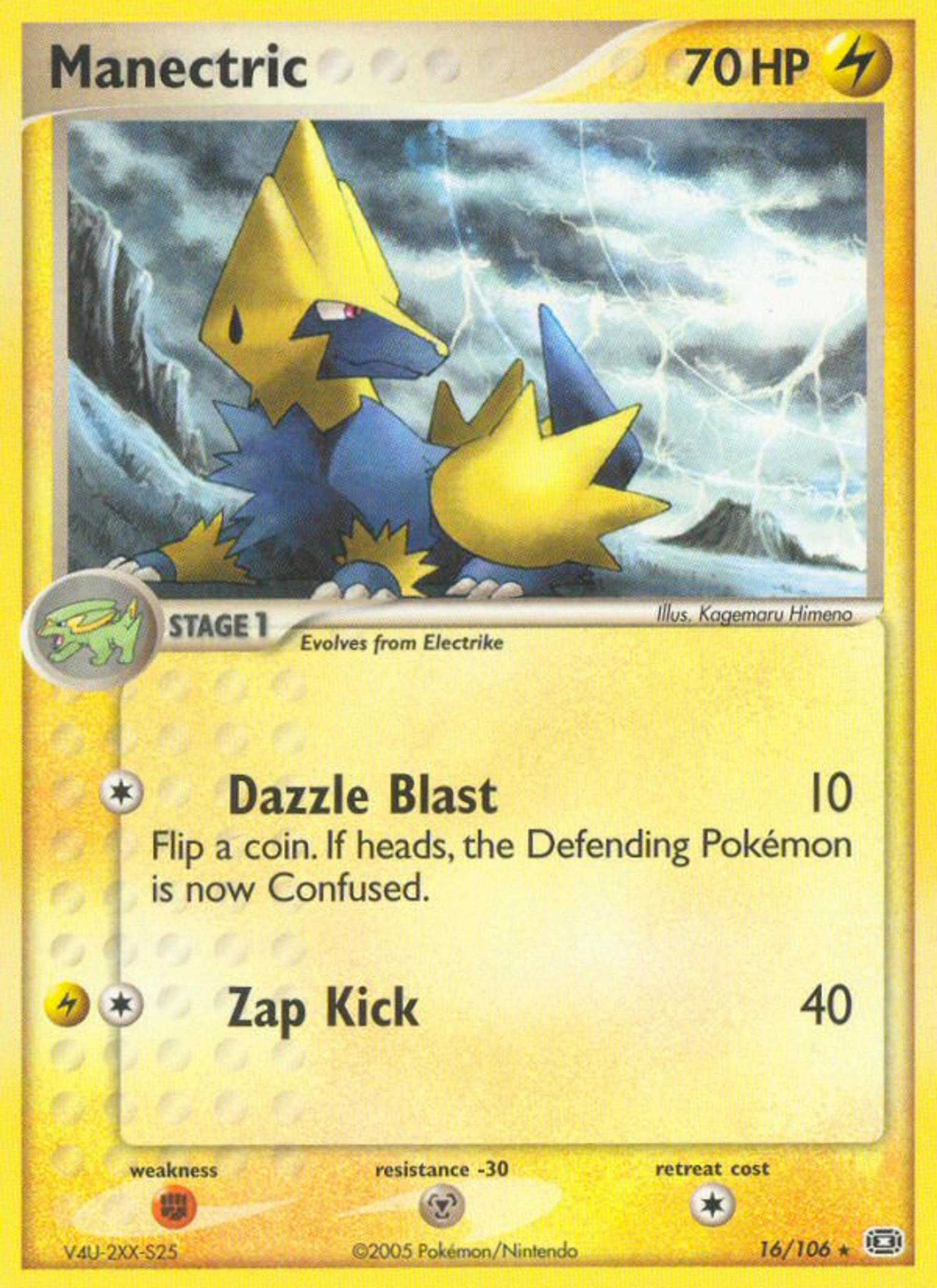 Manectric — Emerald — Pokemon