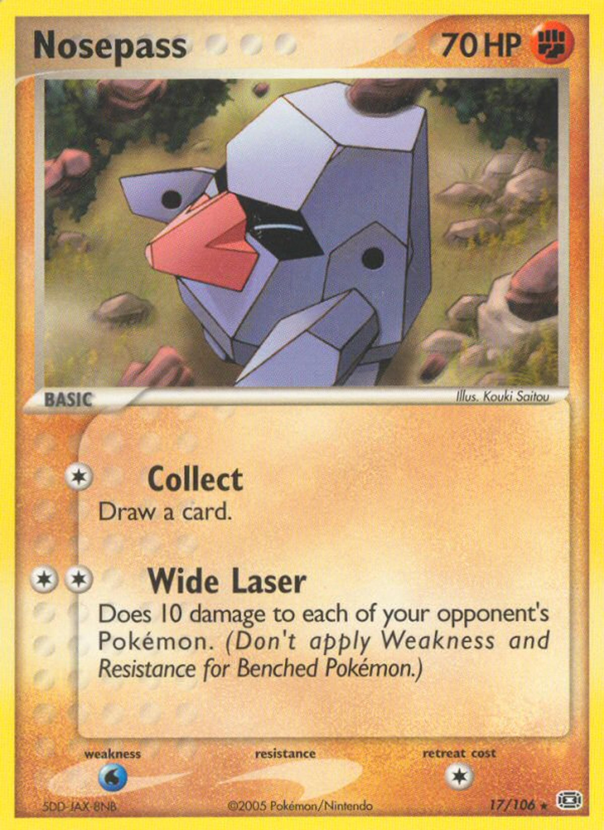 Nosepass — Emerald — Pokemon