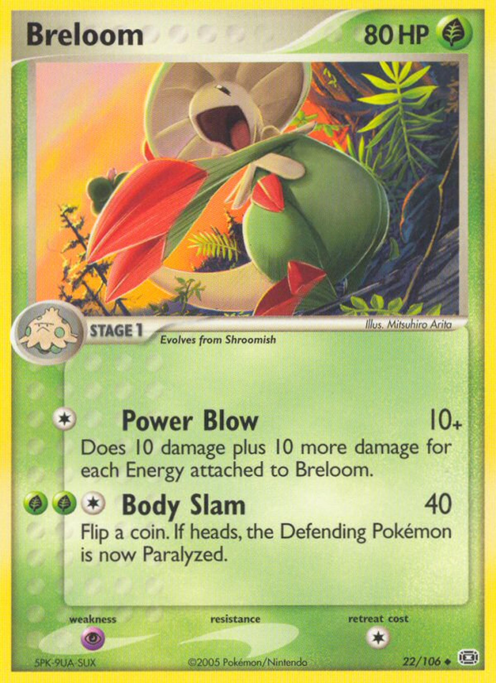 Breloom — Emerald — Pokemon